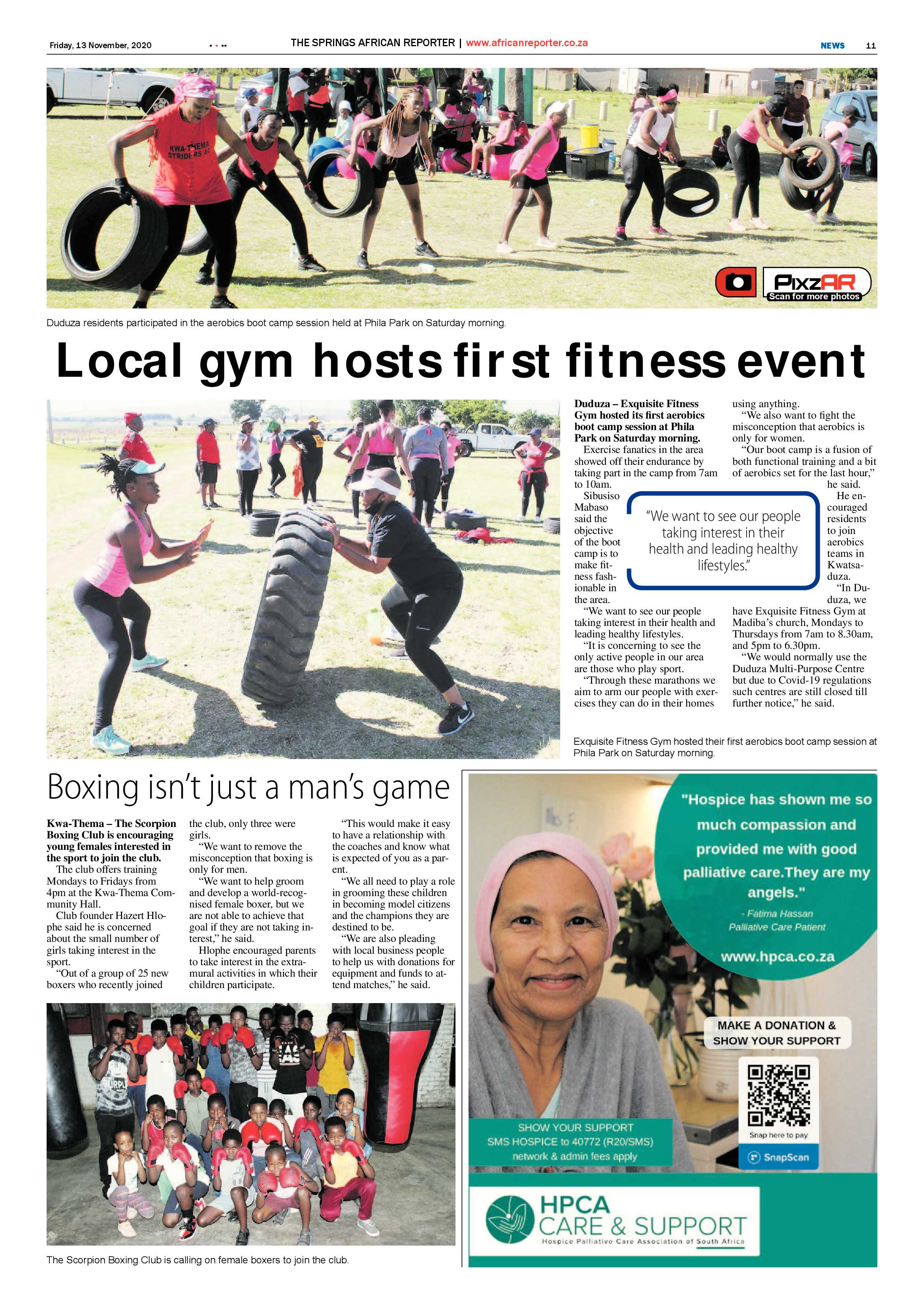 African Reporter 13 November 2020 page 11
