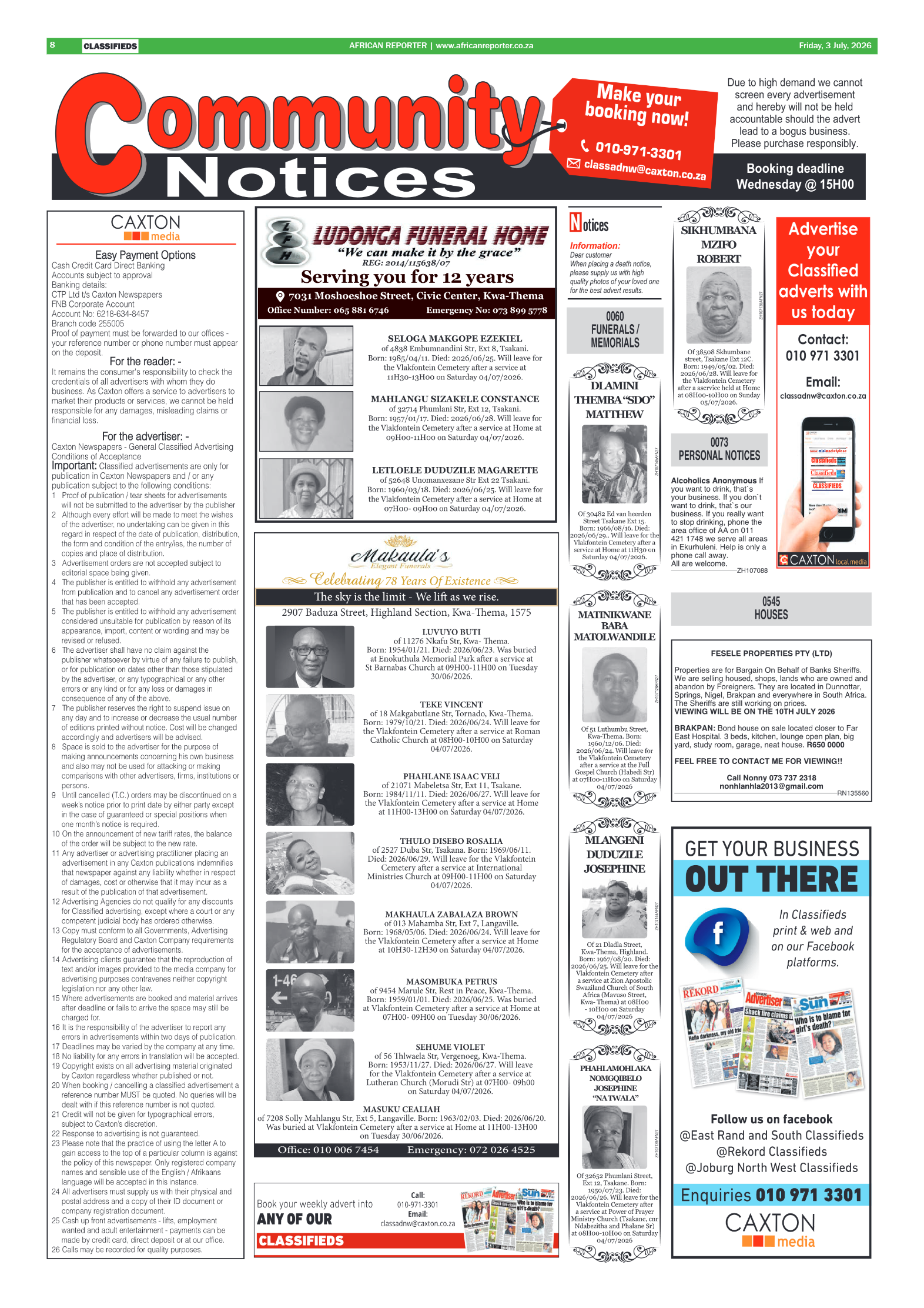 African Reporter 3 July 2026 page 8