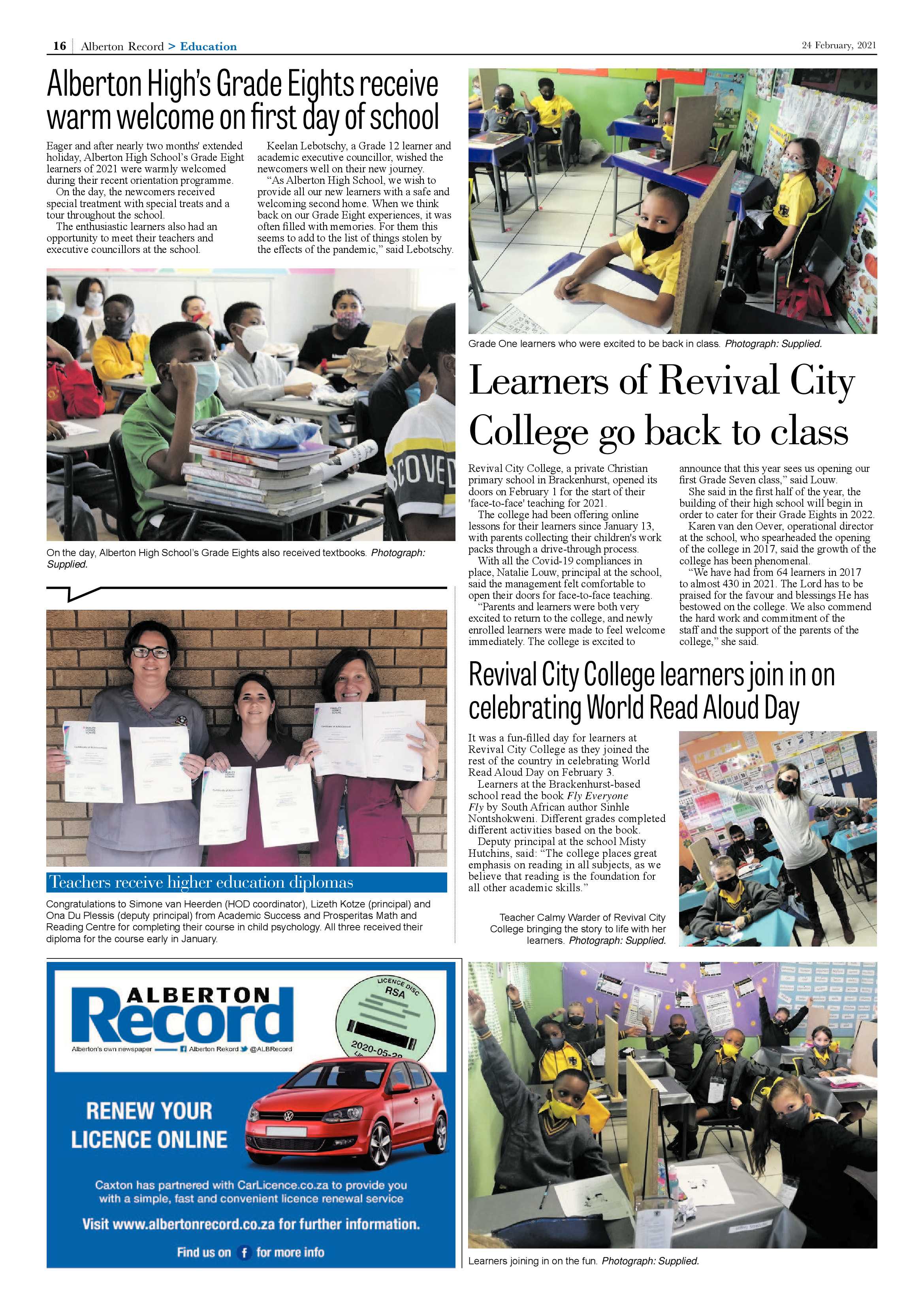 Alberton Record 24 February 2021 page 16