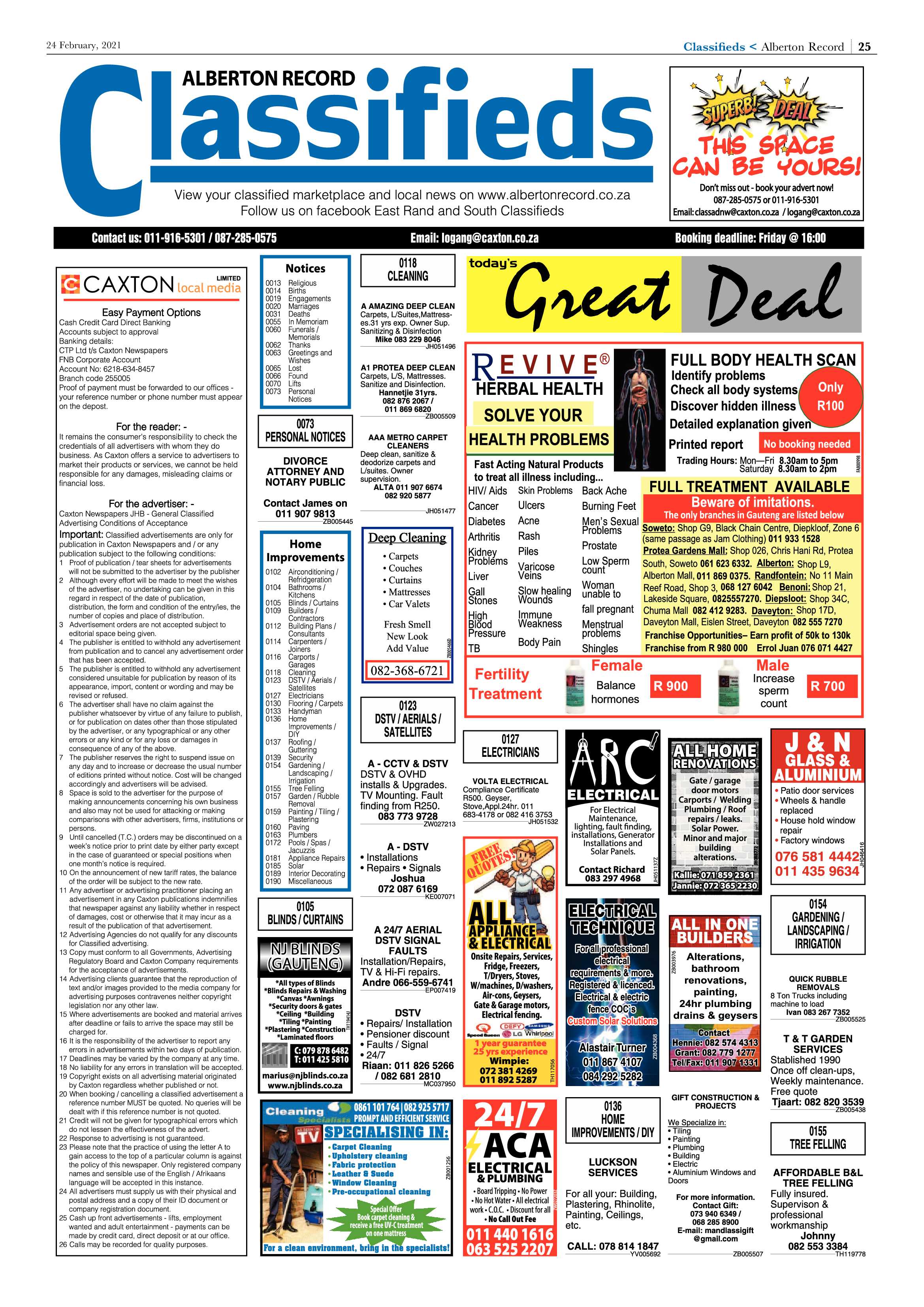 Alberton Record 24 February 2021 page 25