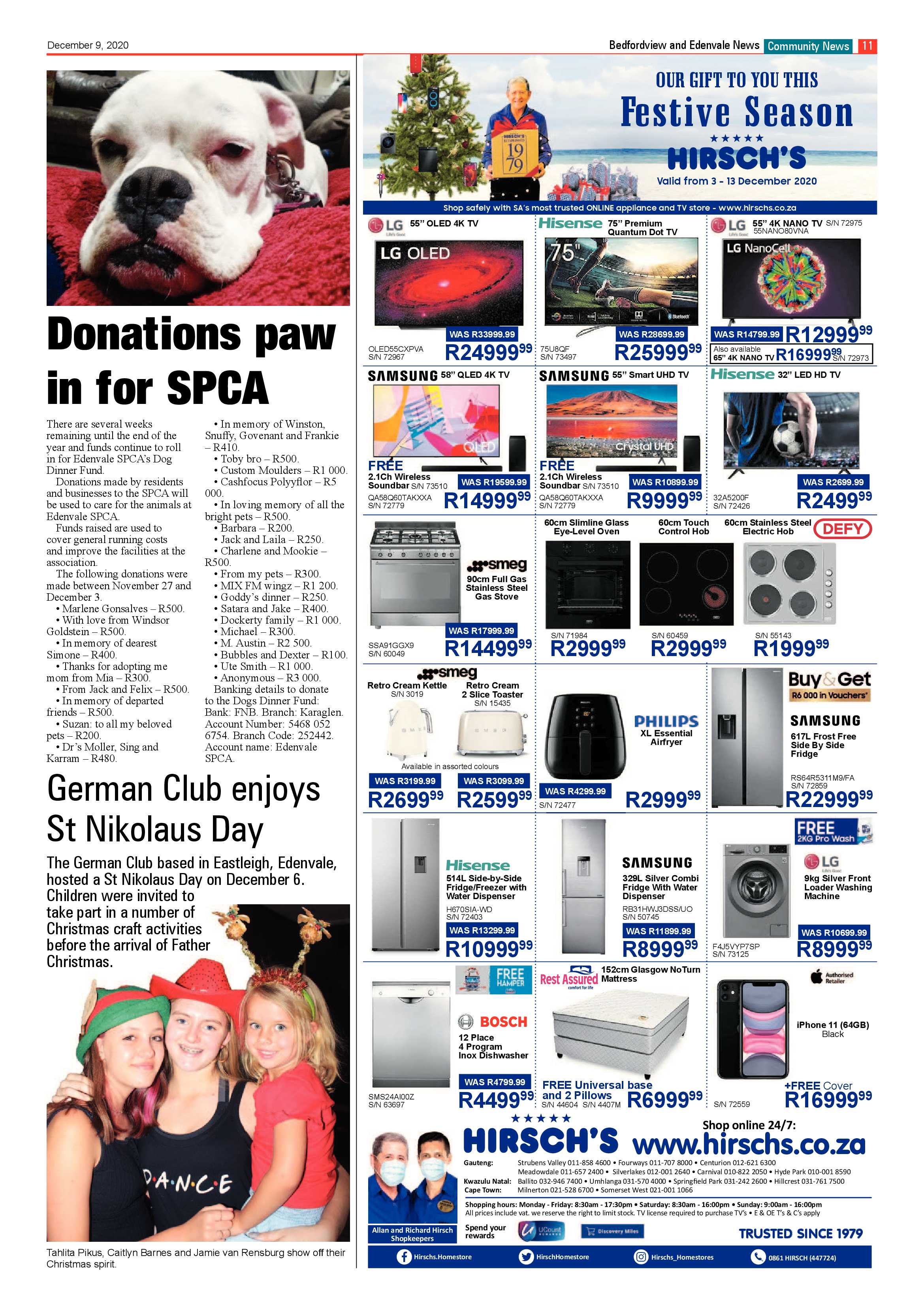 Bedford and Edenvale News 09 December .2020 page 11