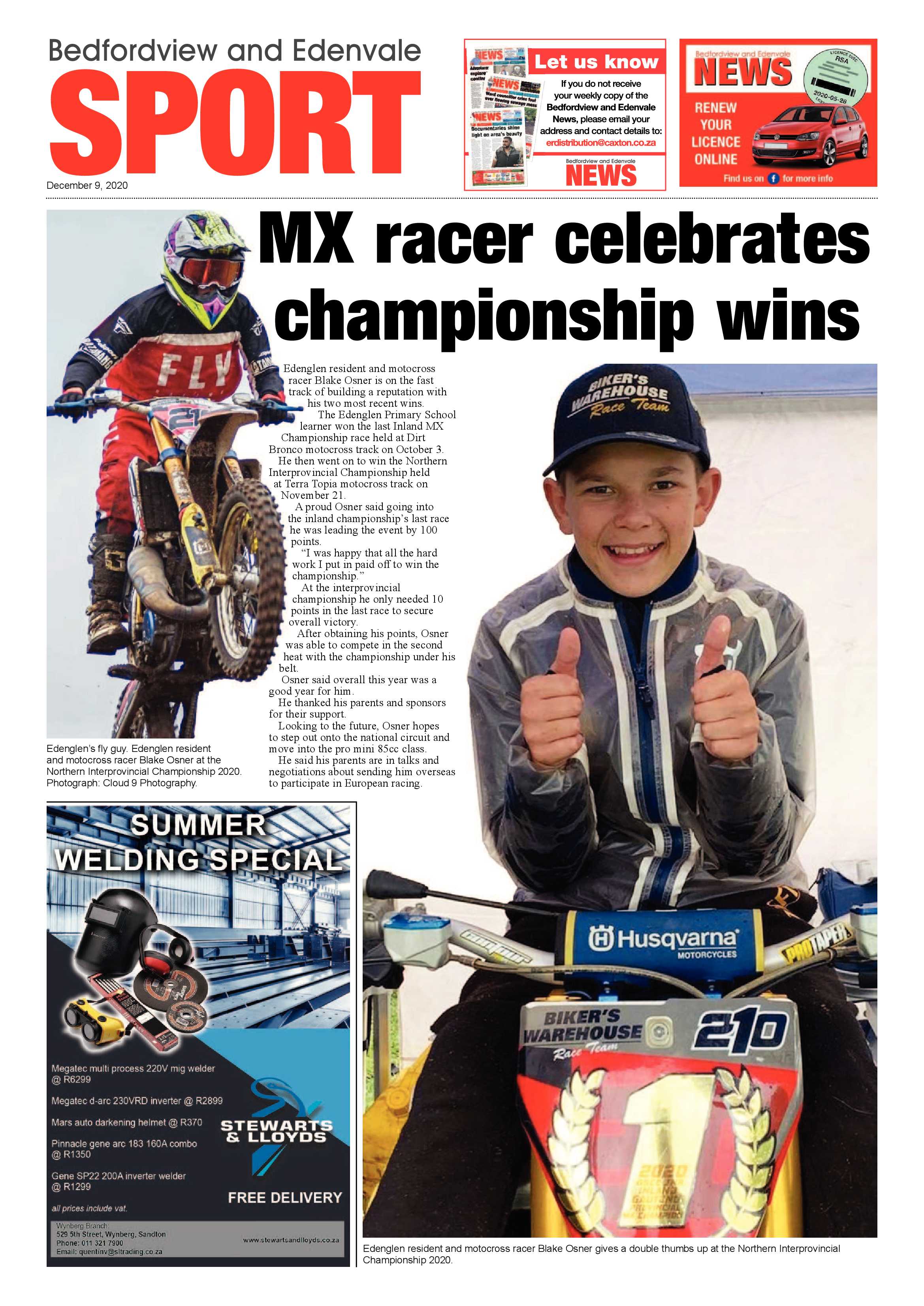 Bedford and Edenvale News 09 December .2020 page 20