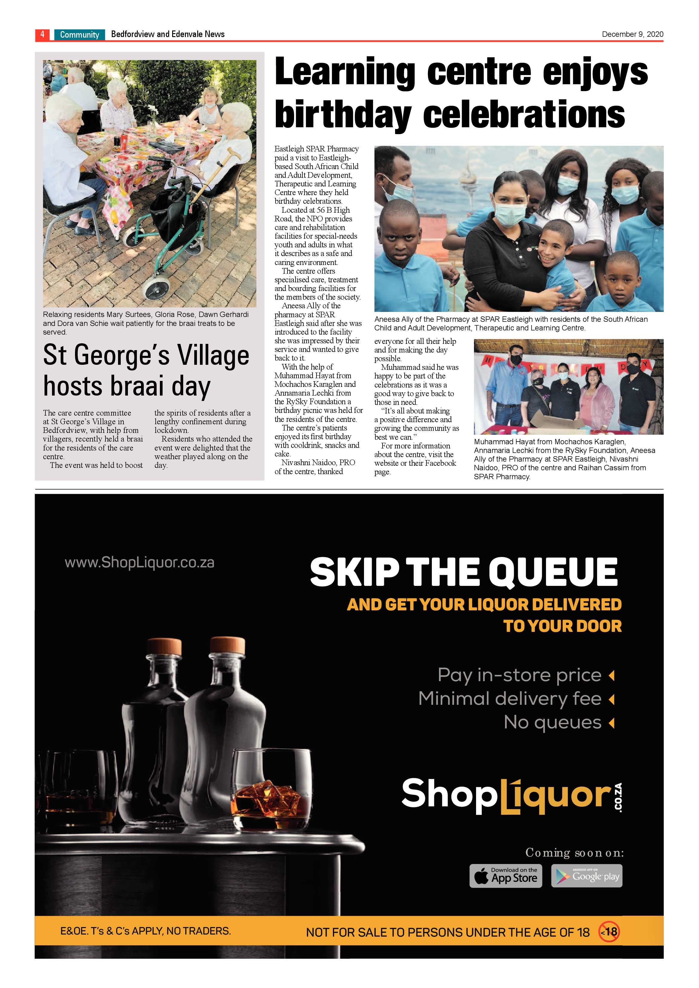 Bedford and Edenvale News 09 December .2020 page 4