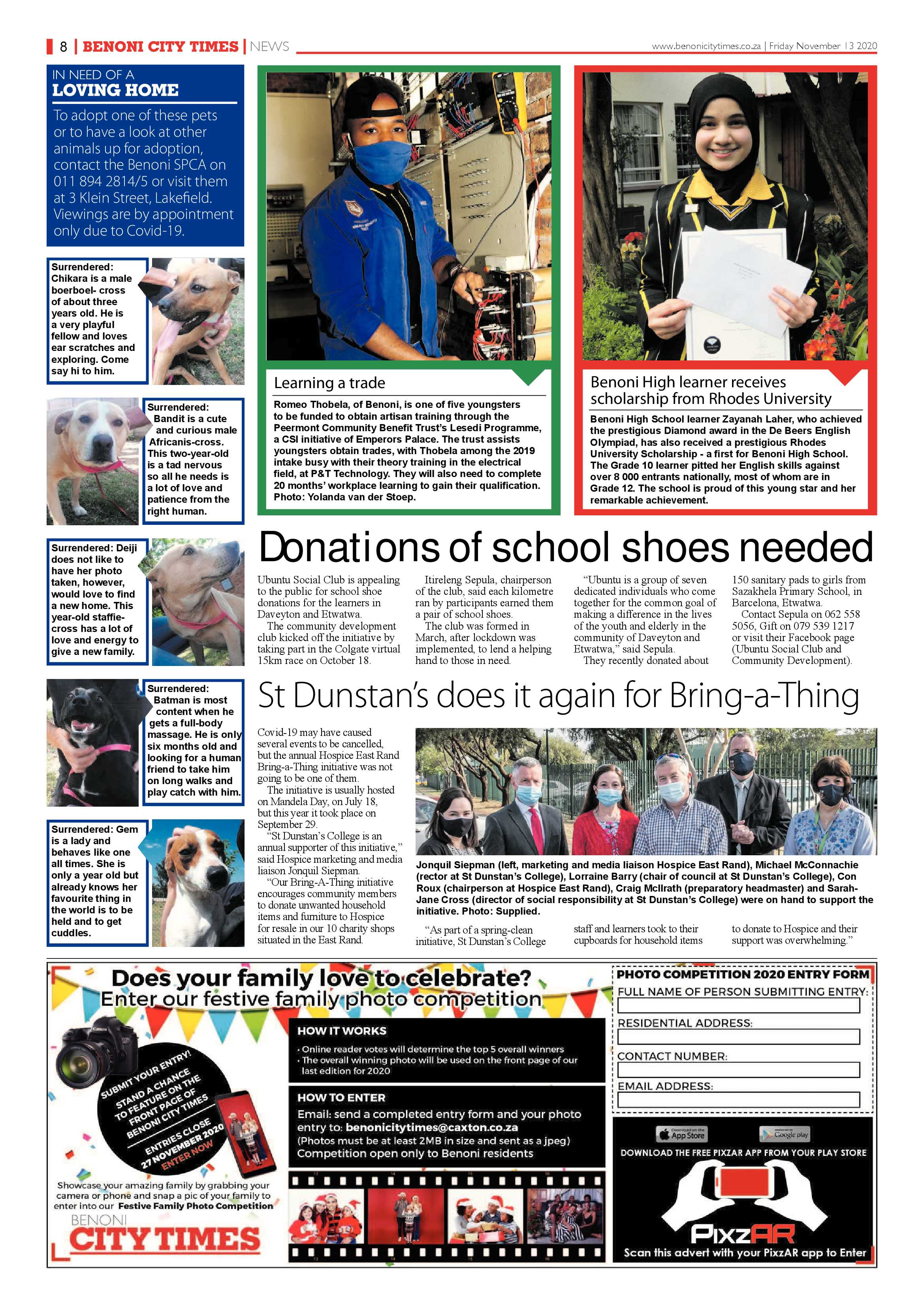 Benoni City Times 12 November 2020 page 8