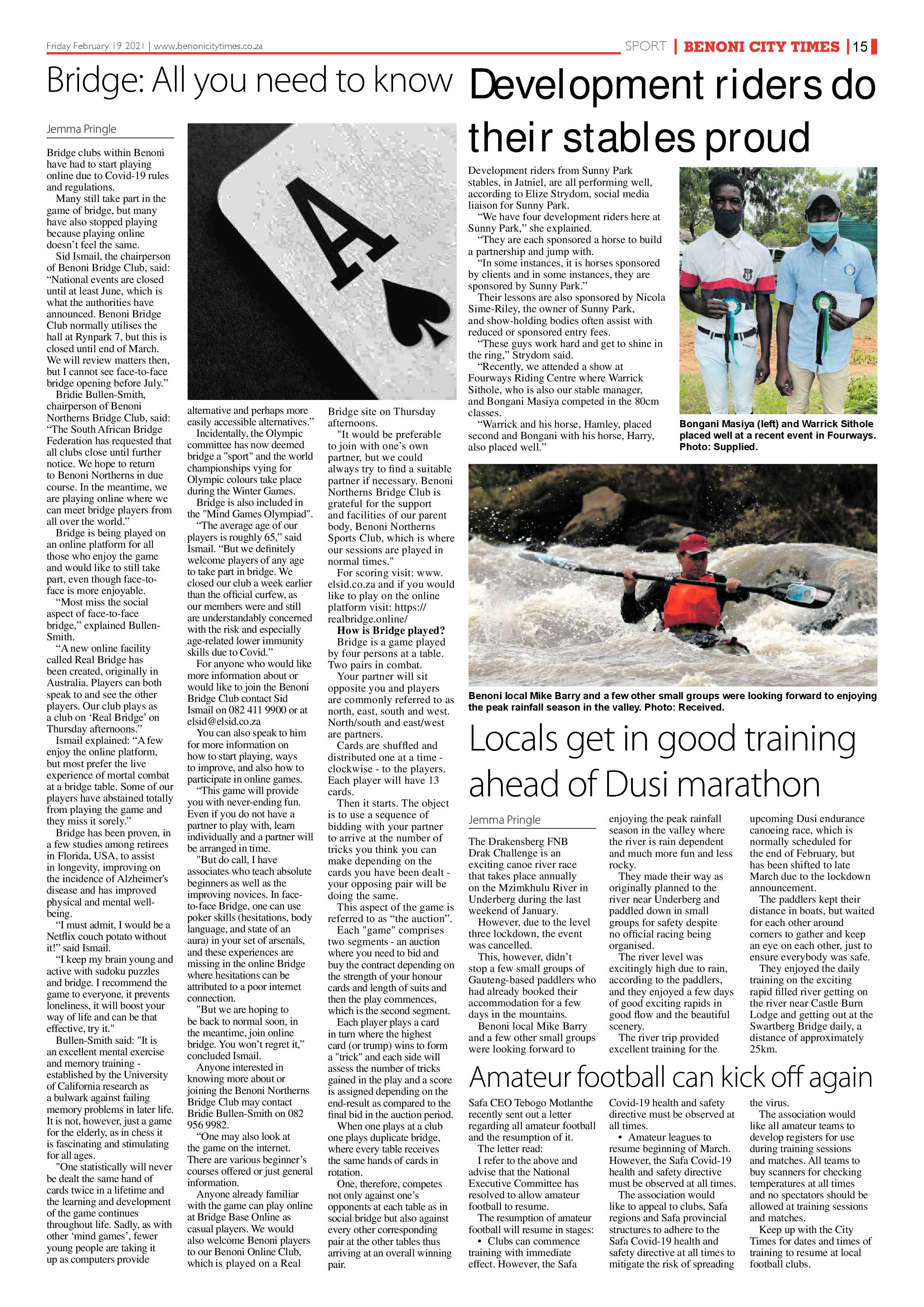 Benoni City Times 18 February 2021 page 15
