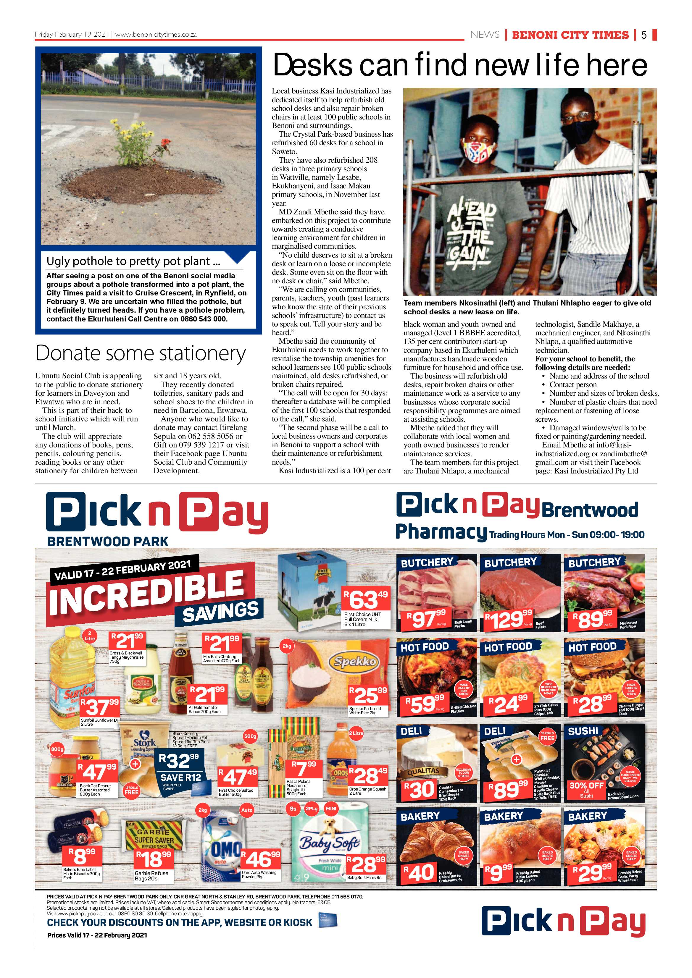 Benoni City Times 18 February 2021 page 5