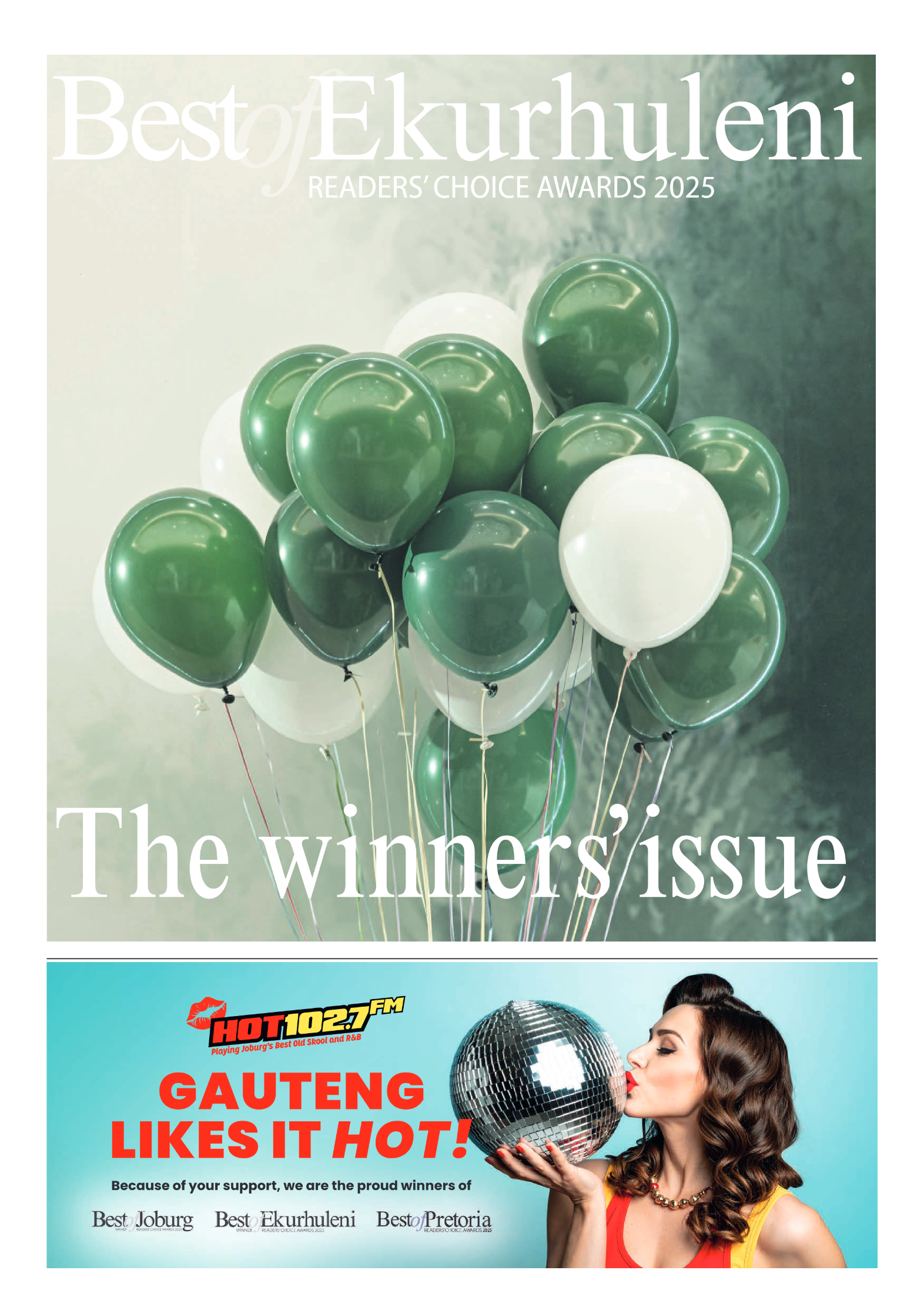 Best of Ekurhuleni Readers Choice Awards 2025 page 1