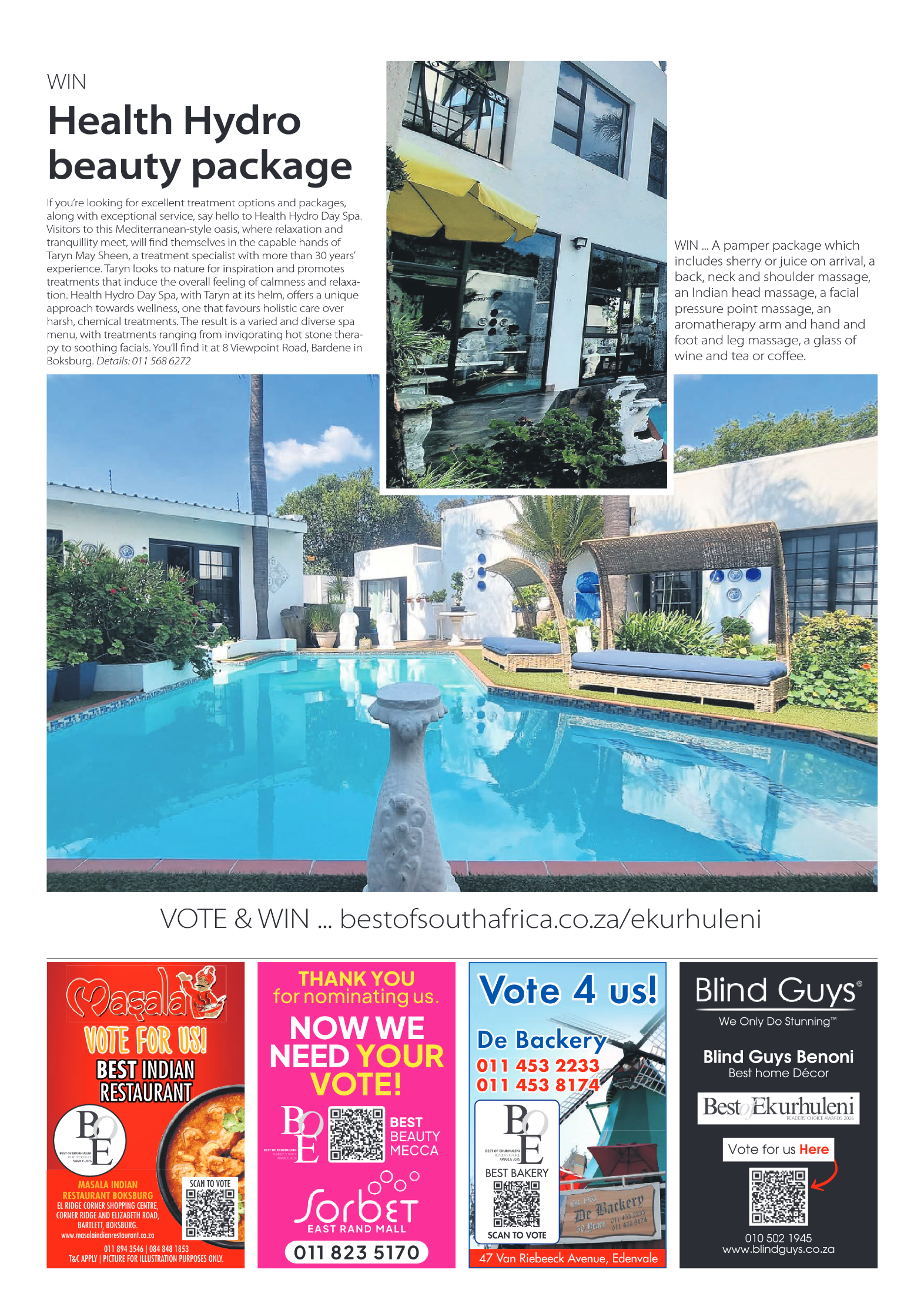 Best of Ekurhuleni Readers Choice Awards 2026 page 11