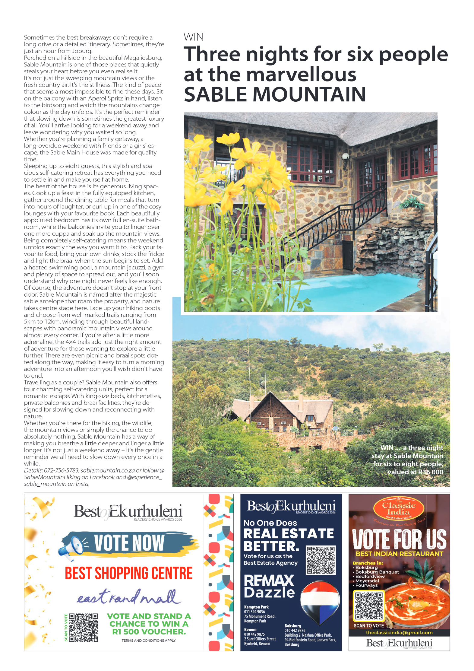 Best of Ekurhuleni Readers Choice Awards 2026 page 4