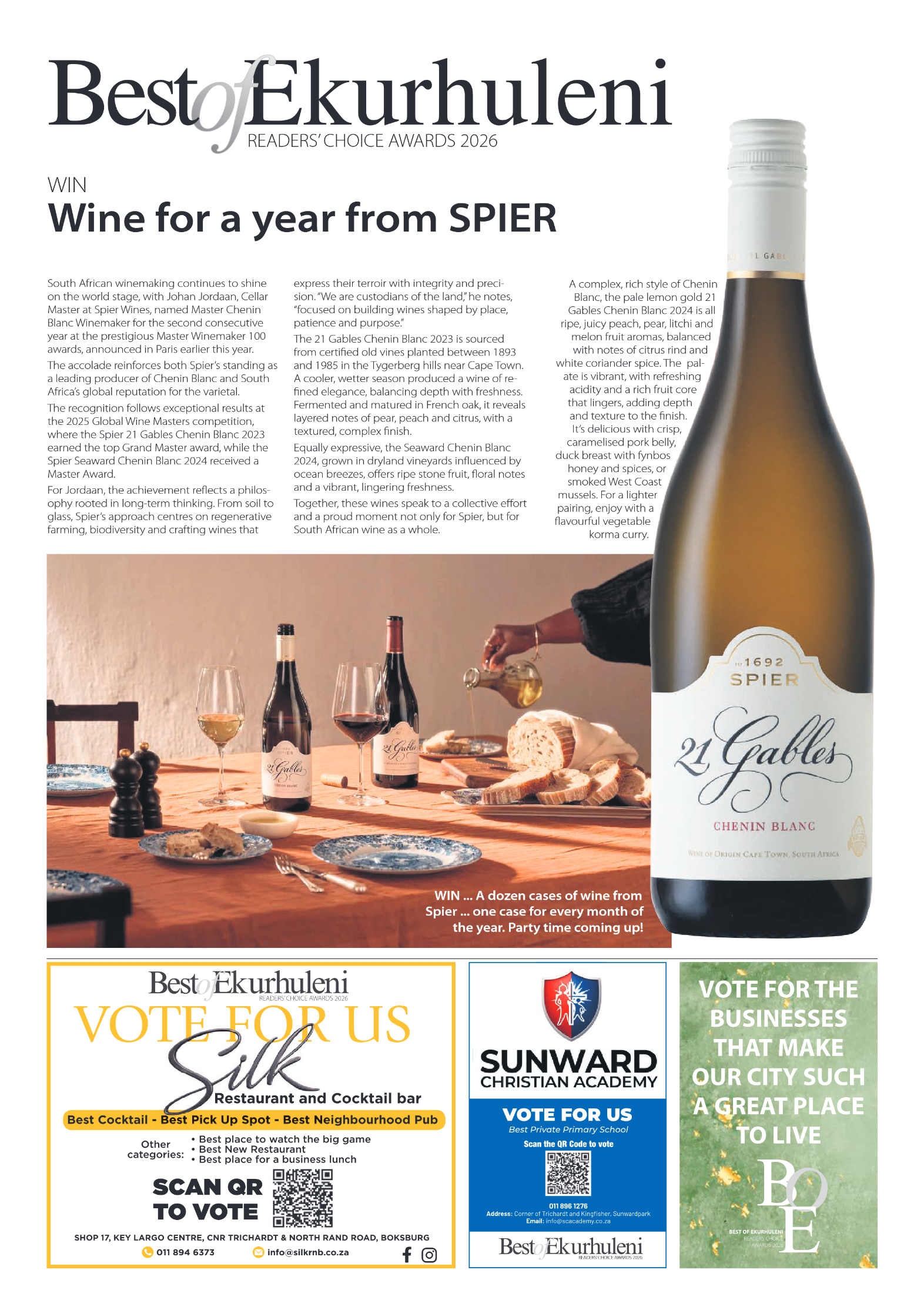 Best of Ekurhuleni Readers Choice Awards 2026 page 6