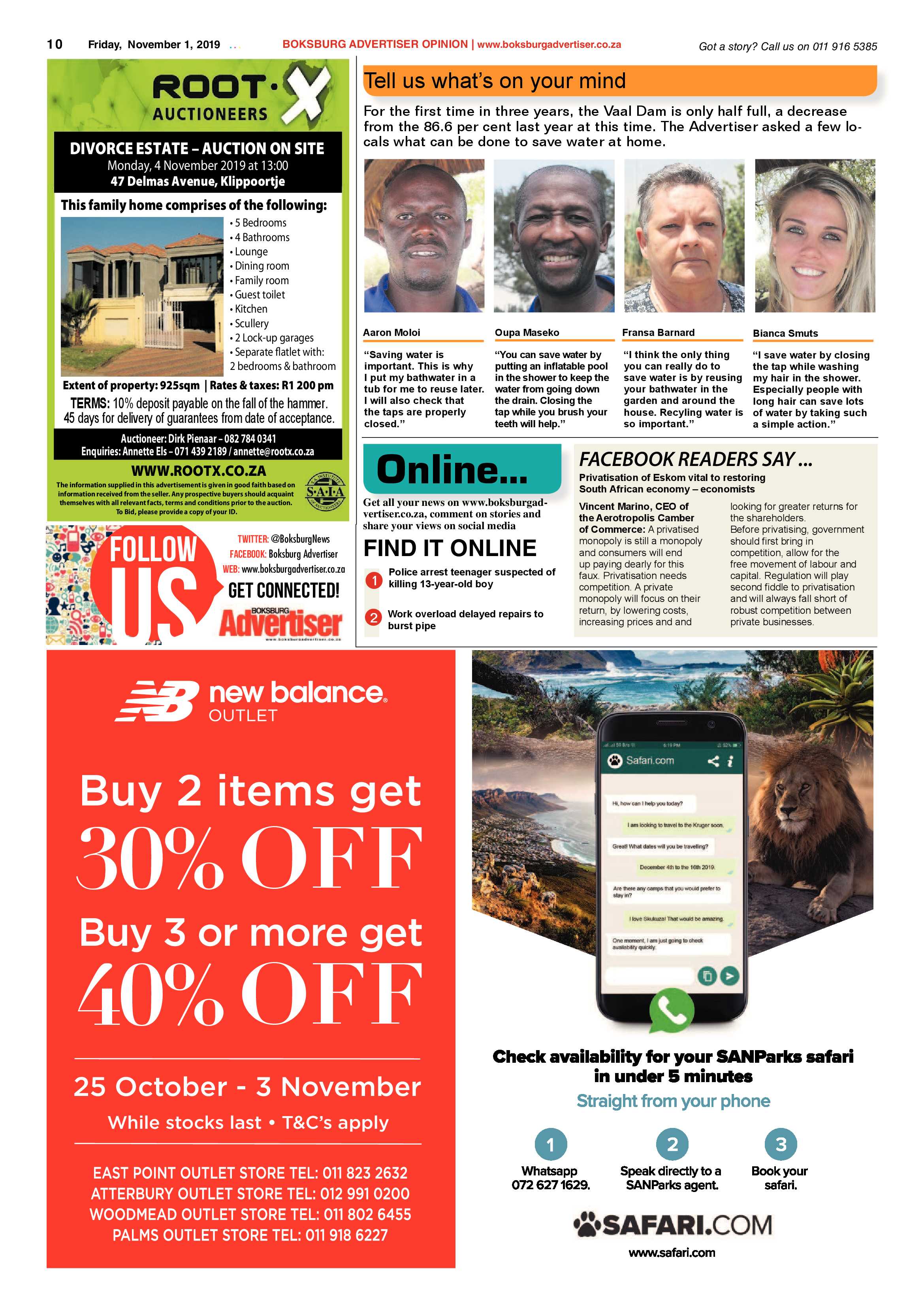 Bokbsburg Advertiser 29 October 2019 page 10