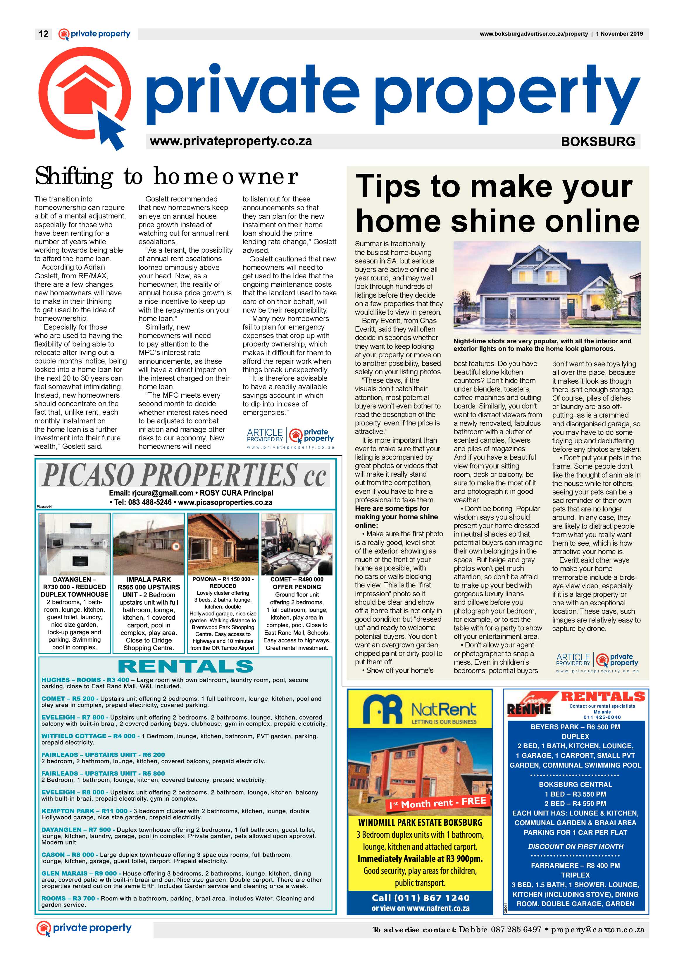 Bokbsburg Advertiser 29 October 2019 page 12
