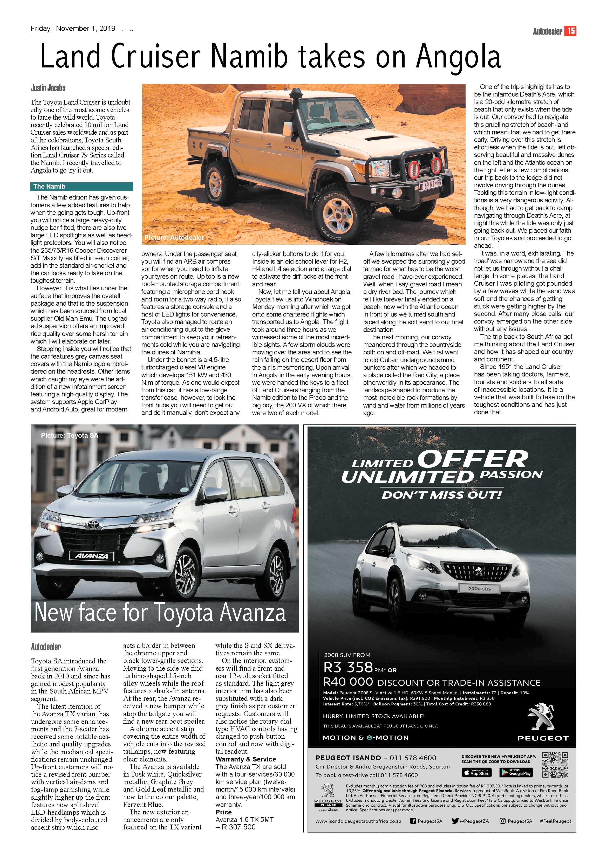 Bokbsburg Advertiser 29 October 2019 page 15