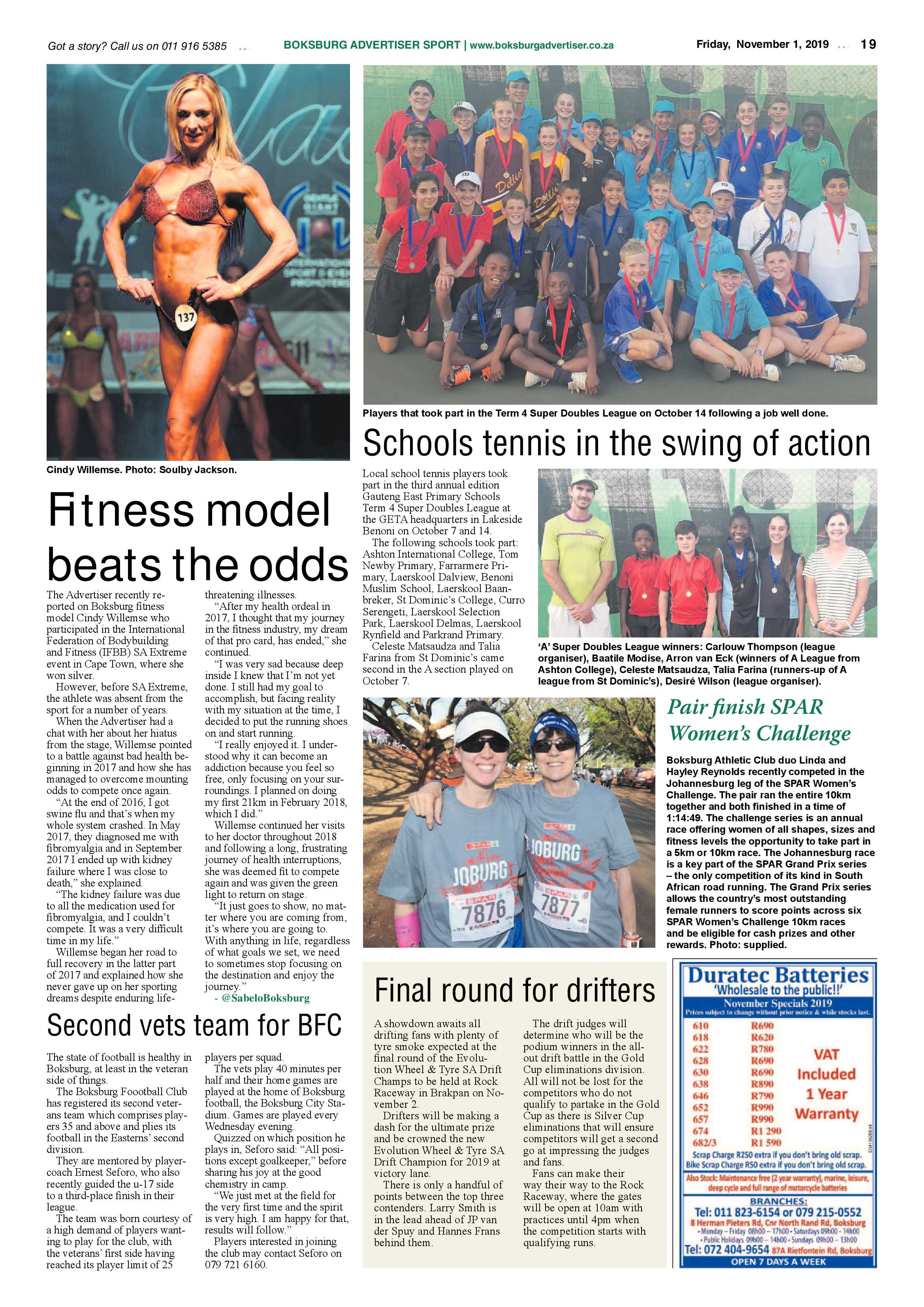 Bokbsburg Advertiser 29 October 2019 page 19