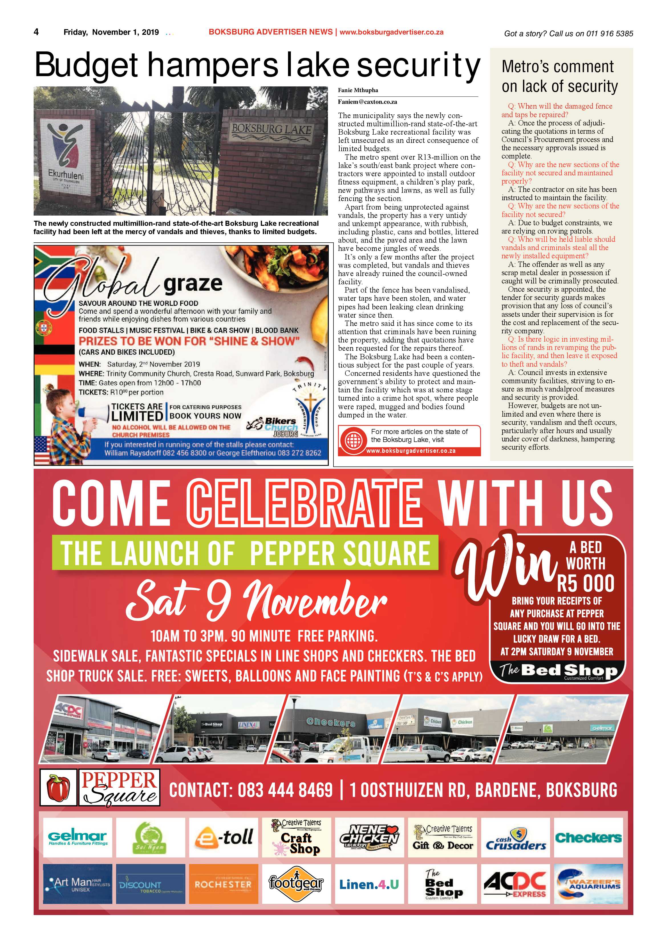 Bokbsburg Advertiser 29 October 2019 page 4
