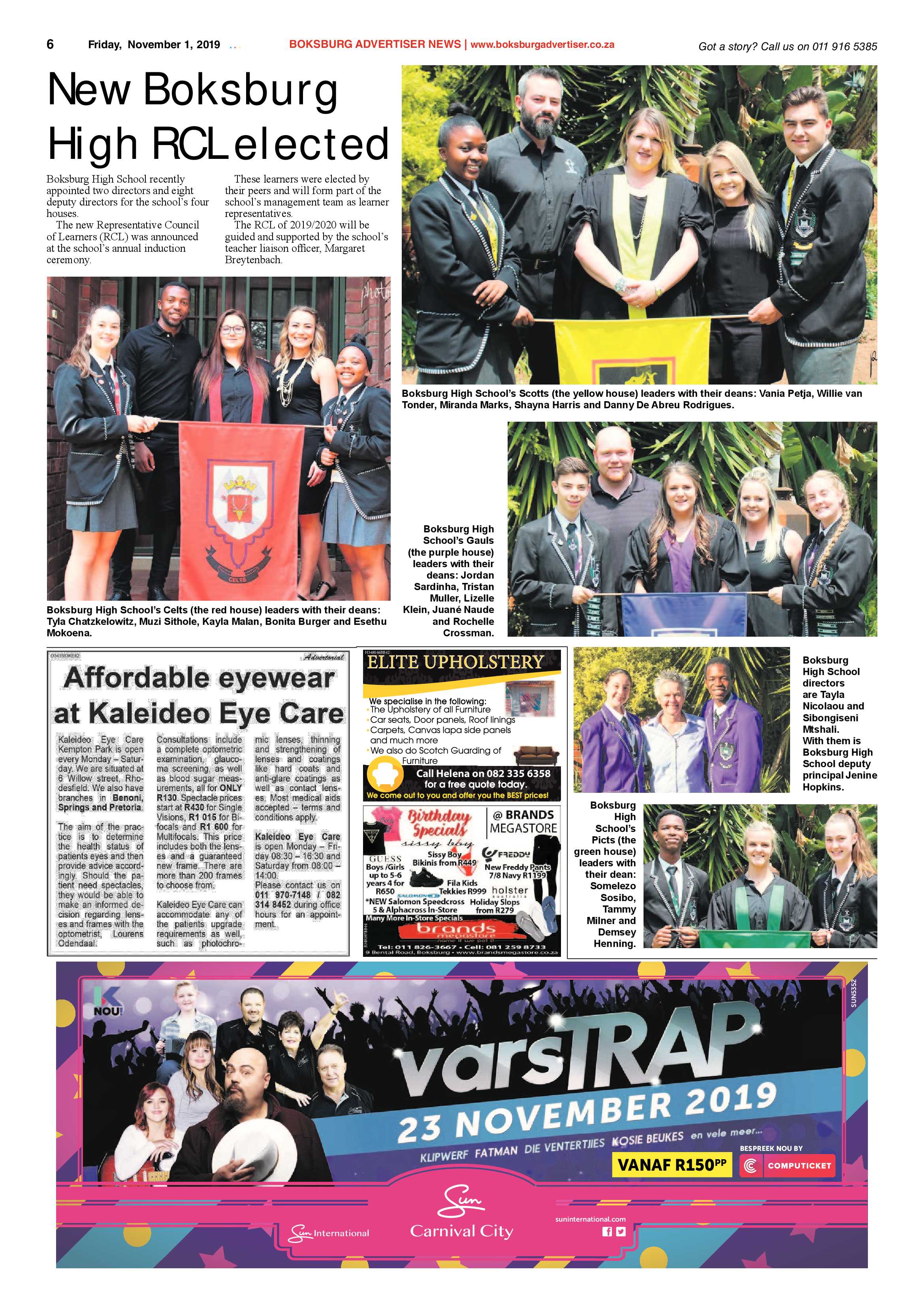 Bokbsburg Advertiser 29 October 2019 page 6