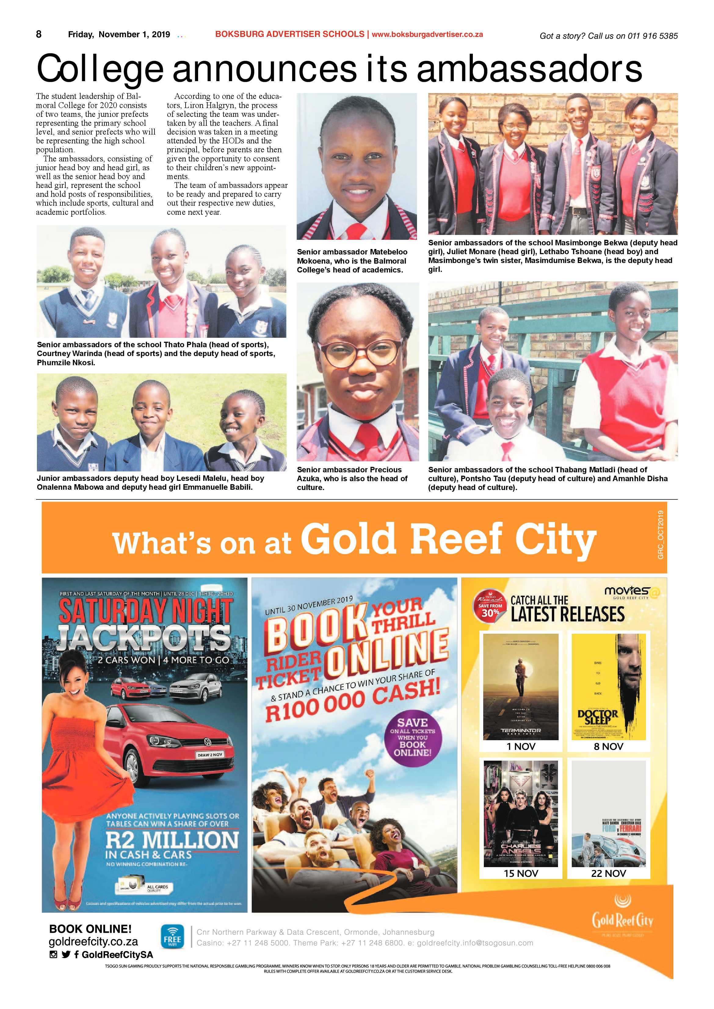 Bokbsburg Advertiser 29 October 2019 page 8