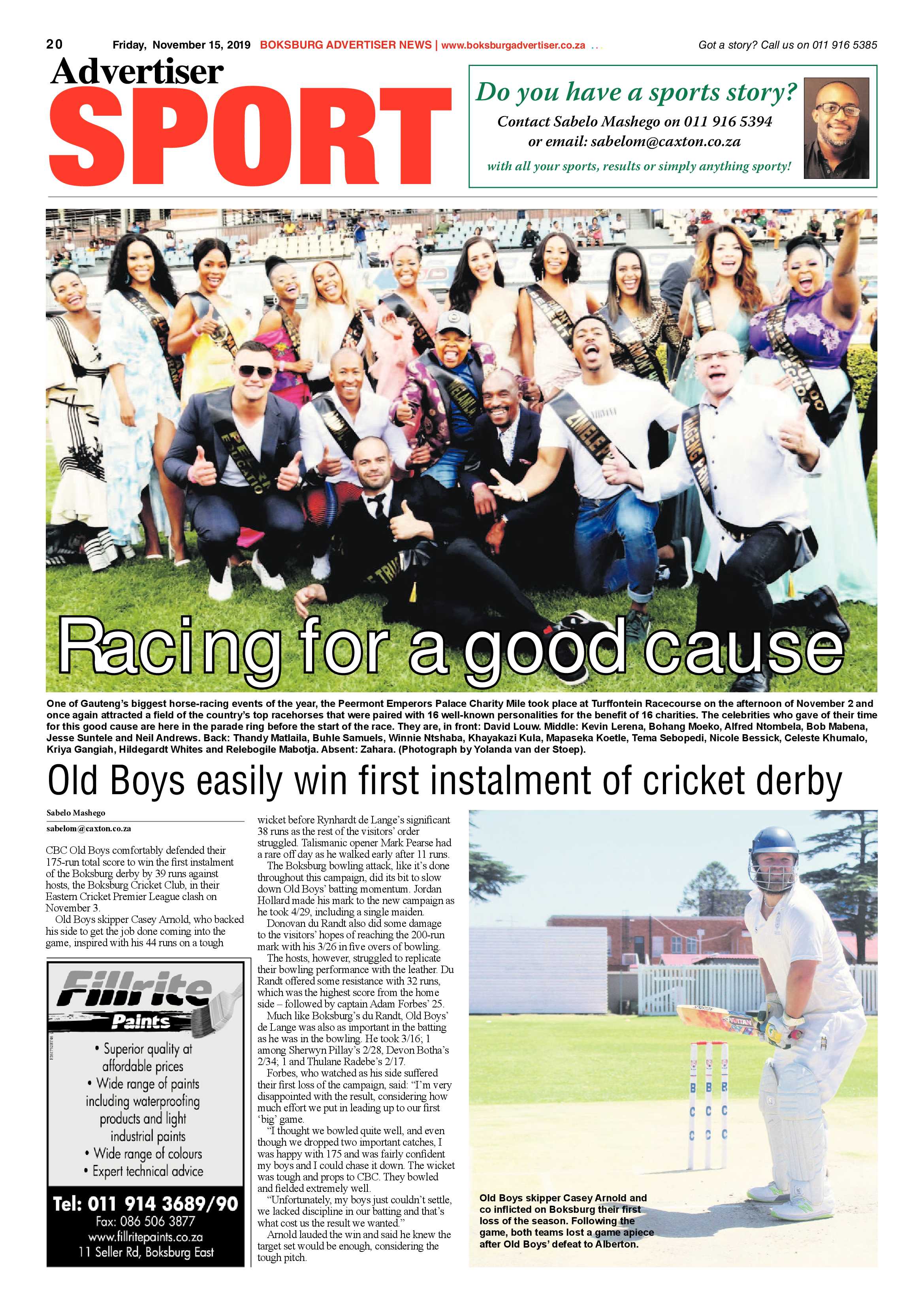 Boksburg Adveriser 12 November 2019 page 20