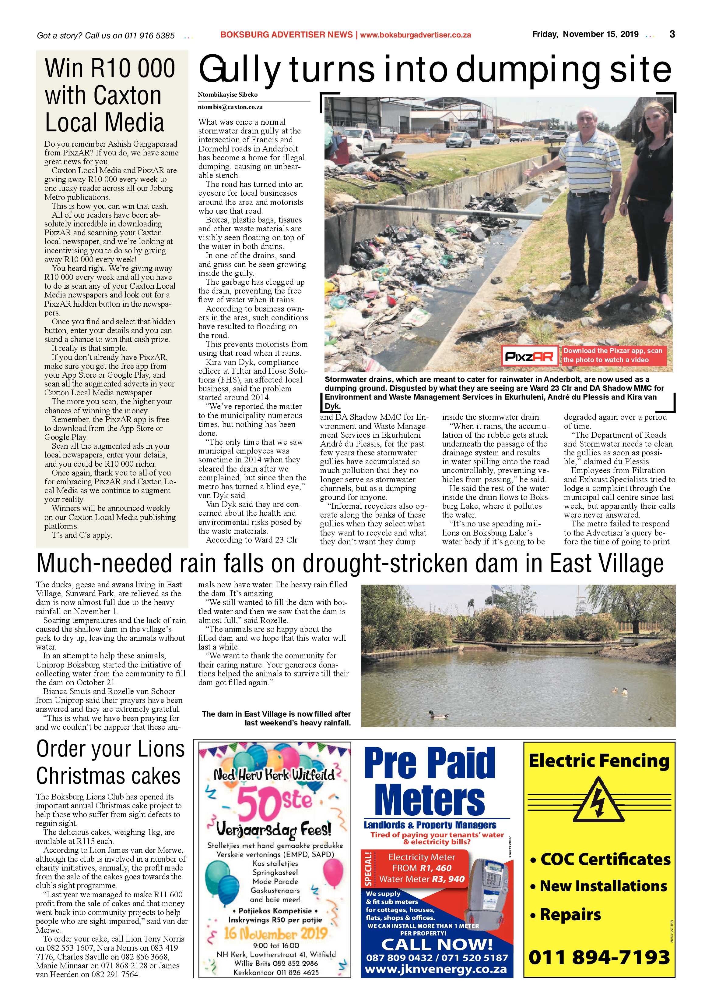 Boksburg Adveriser 12 November 2019 page 3
