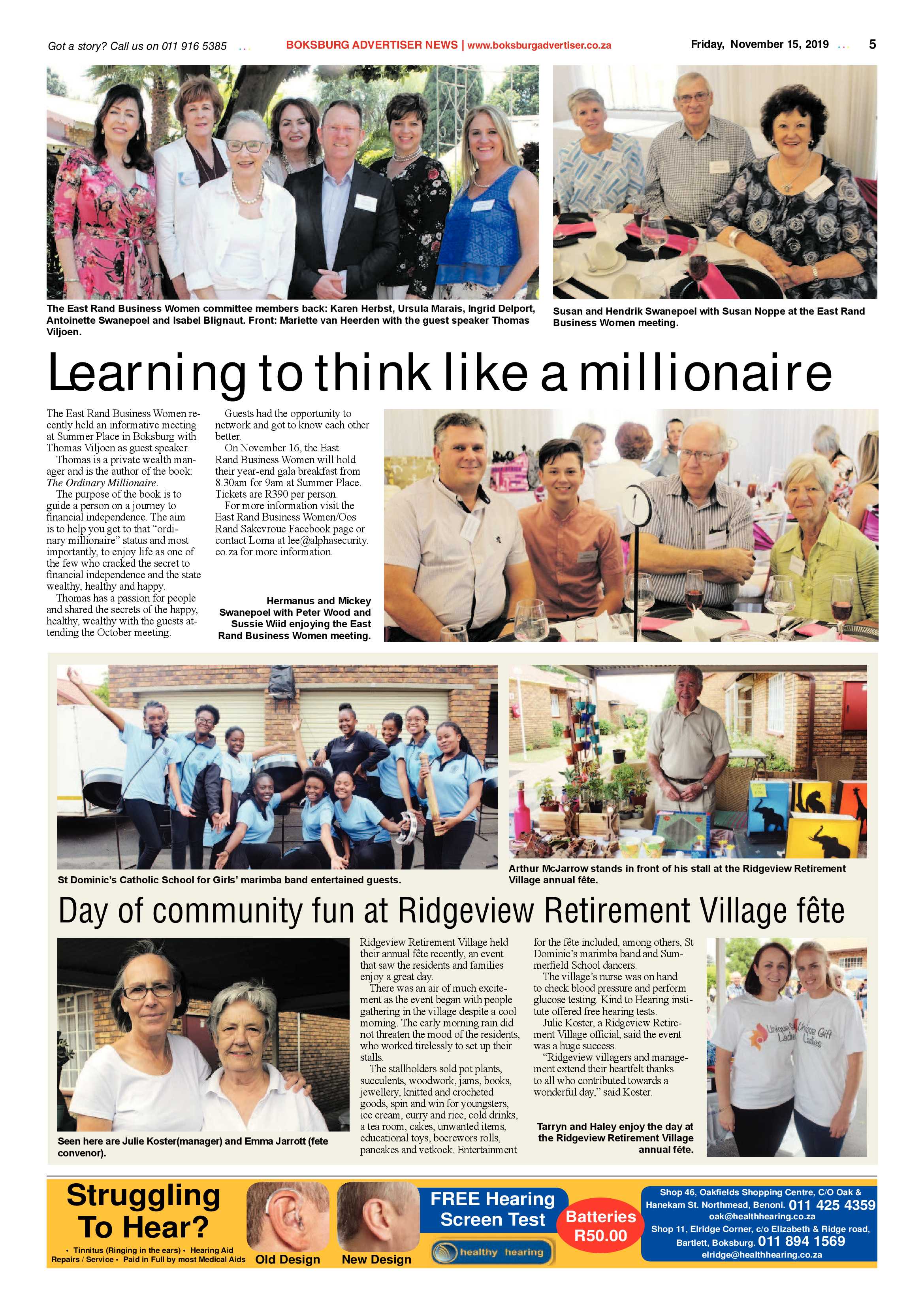 Boksburg Adveriser 12 November 2019 page 5