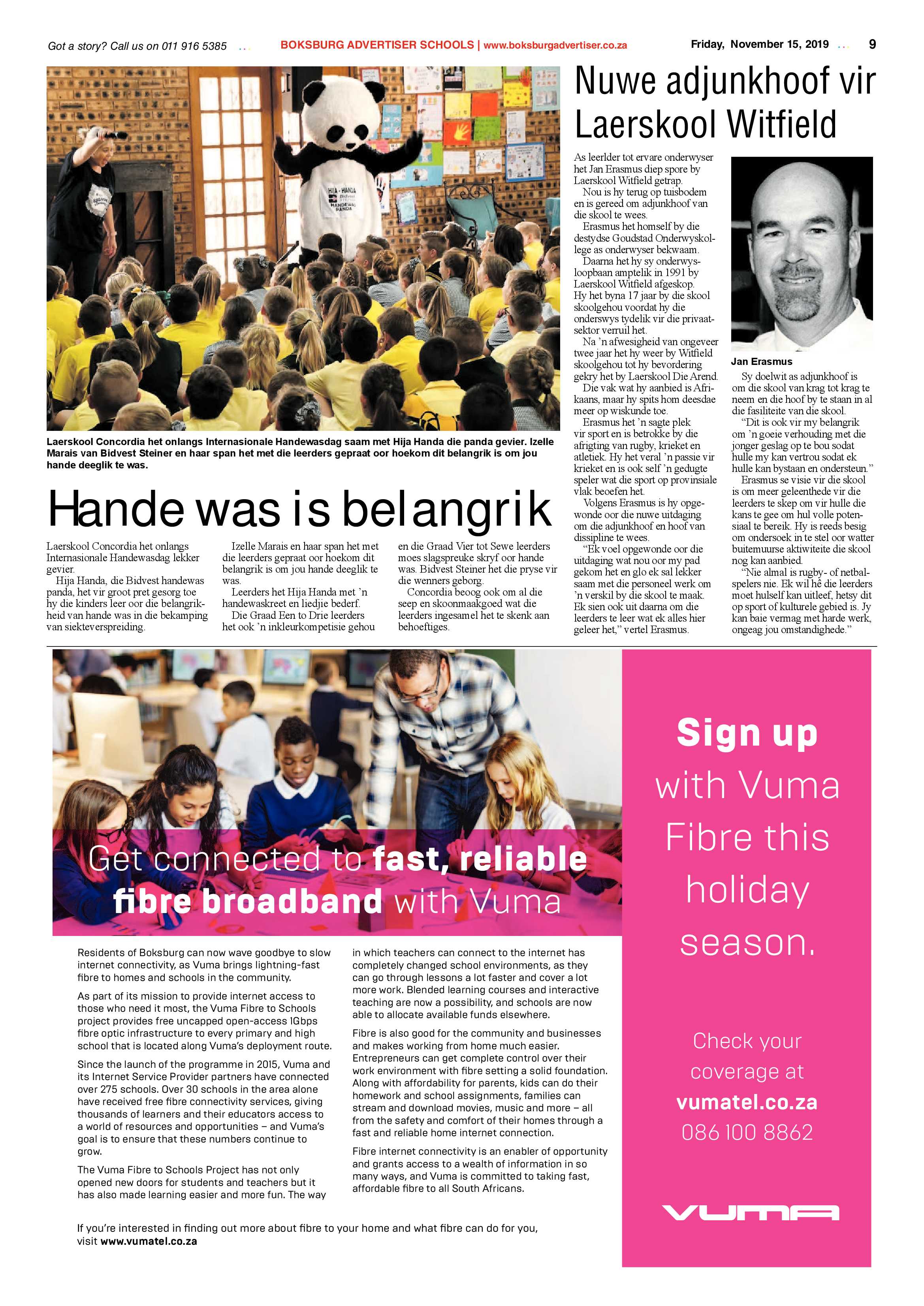 Boksburg Adveriser 12 November 2019 page 9