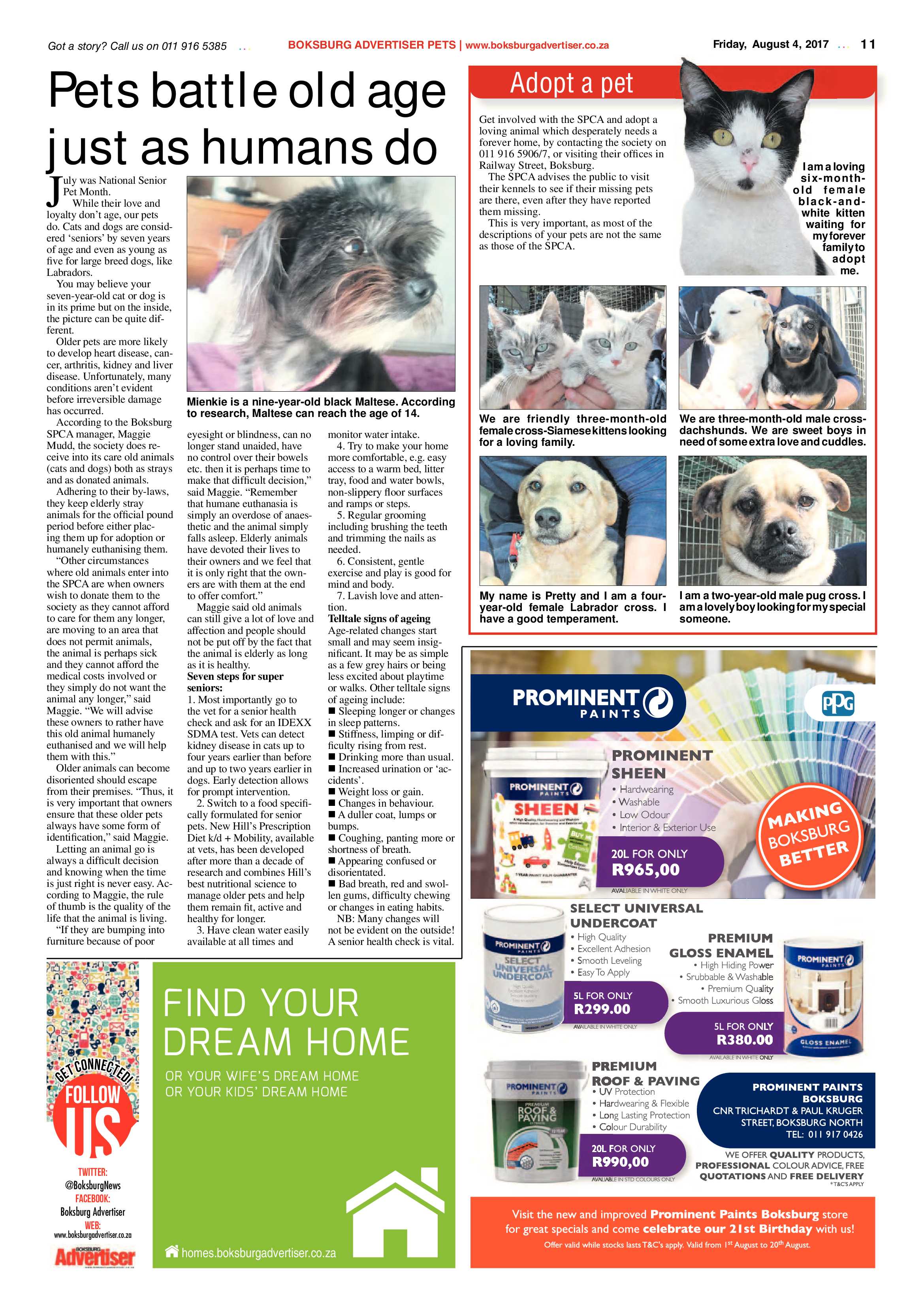 Boksburg Advertiser 01 August 2017 page 11