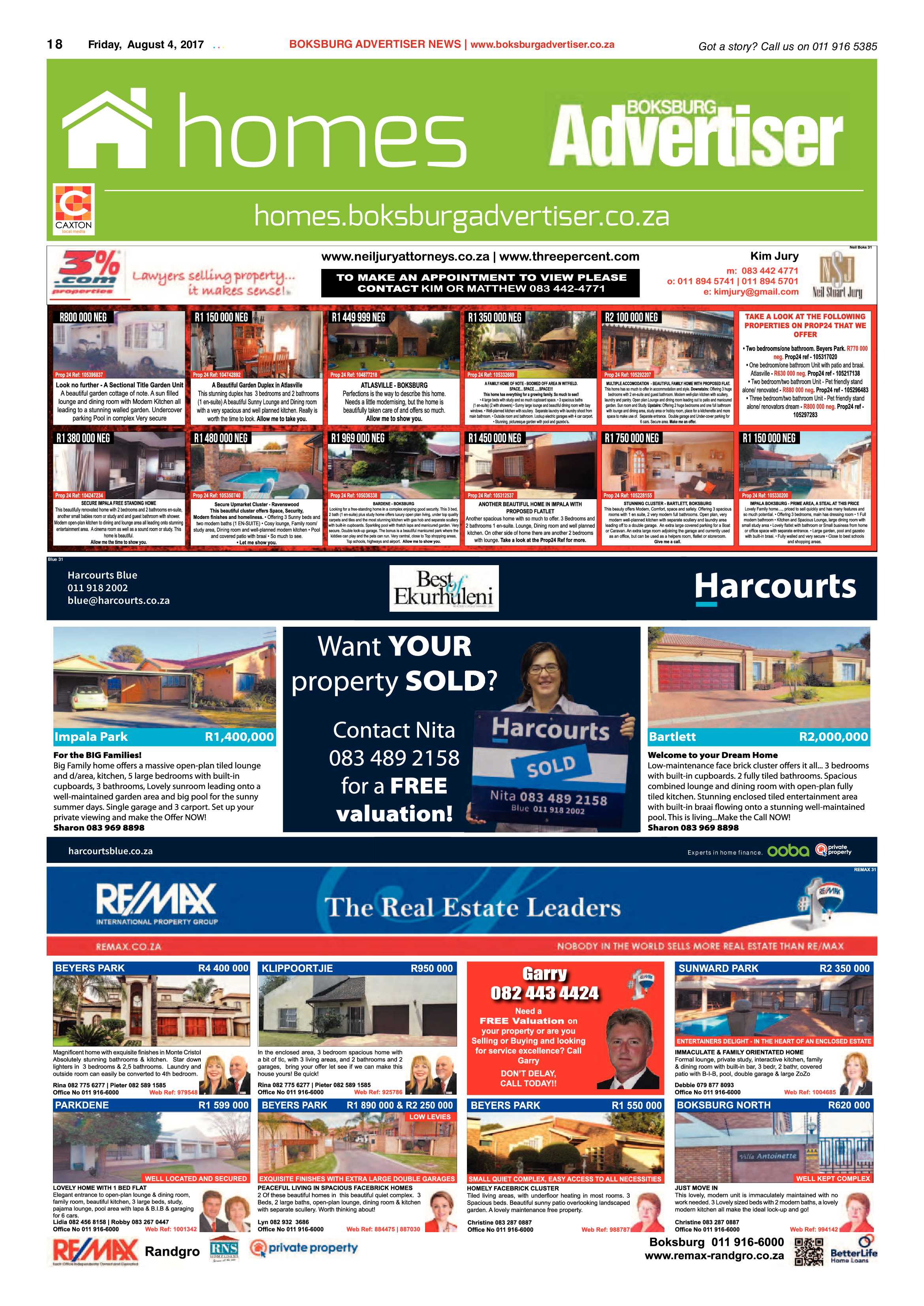 Boksburg Advertiser 01 August 2017 page 18