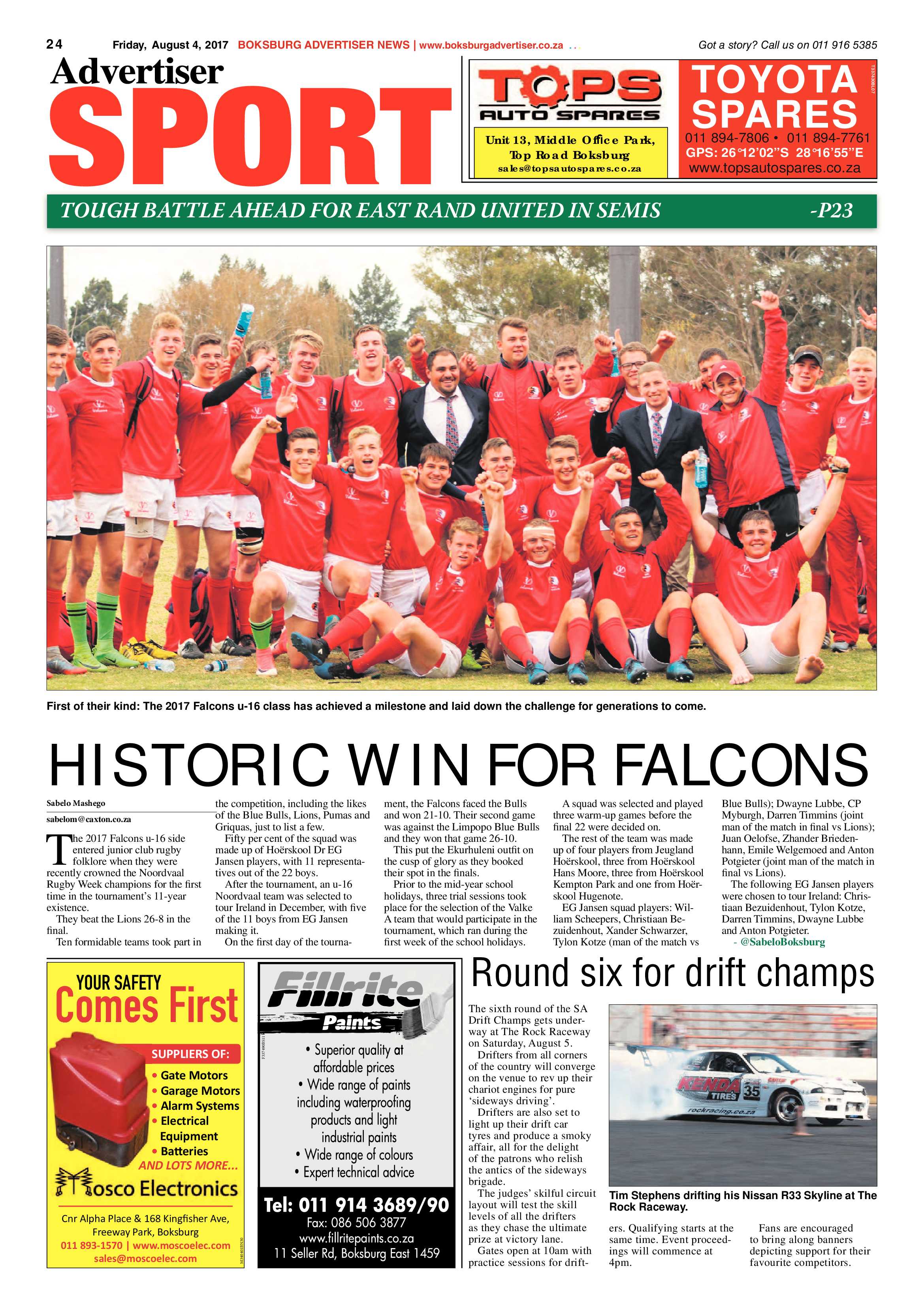 Boksburg Advertiser 01 August 2017 page 24