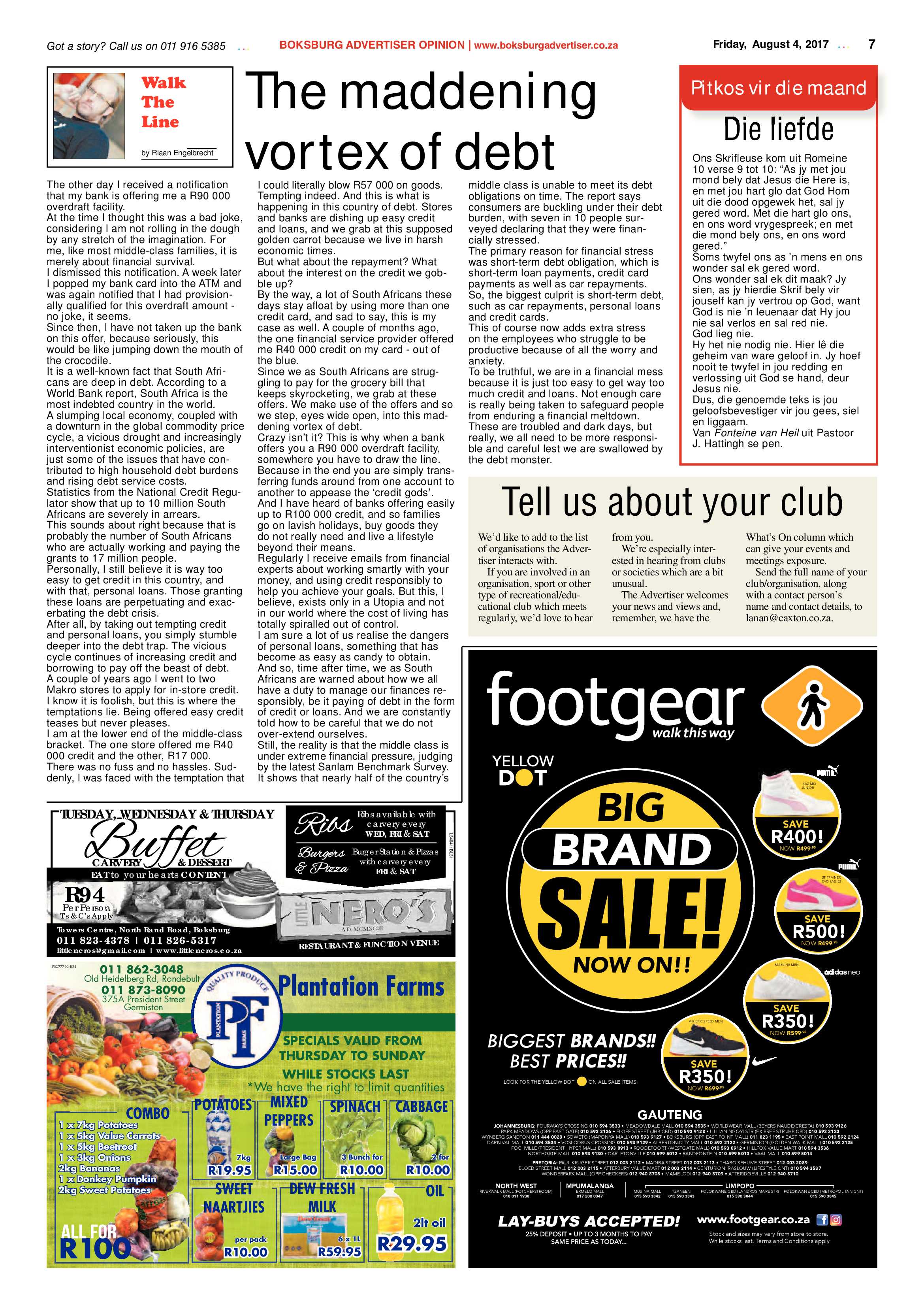 Boksburg Advertiser 01 August 2017 page 7