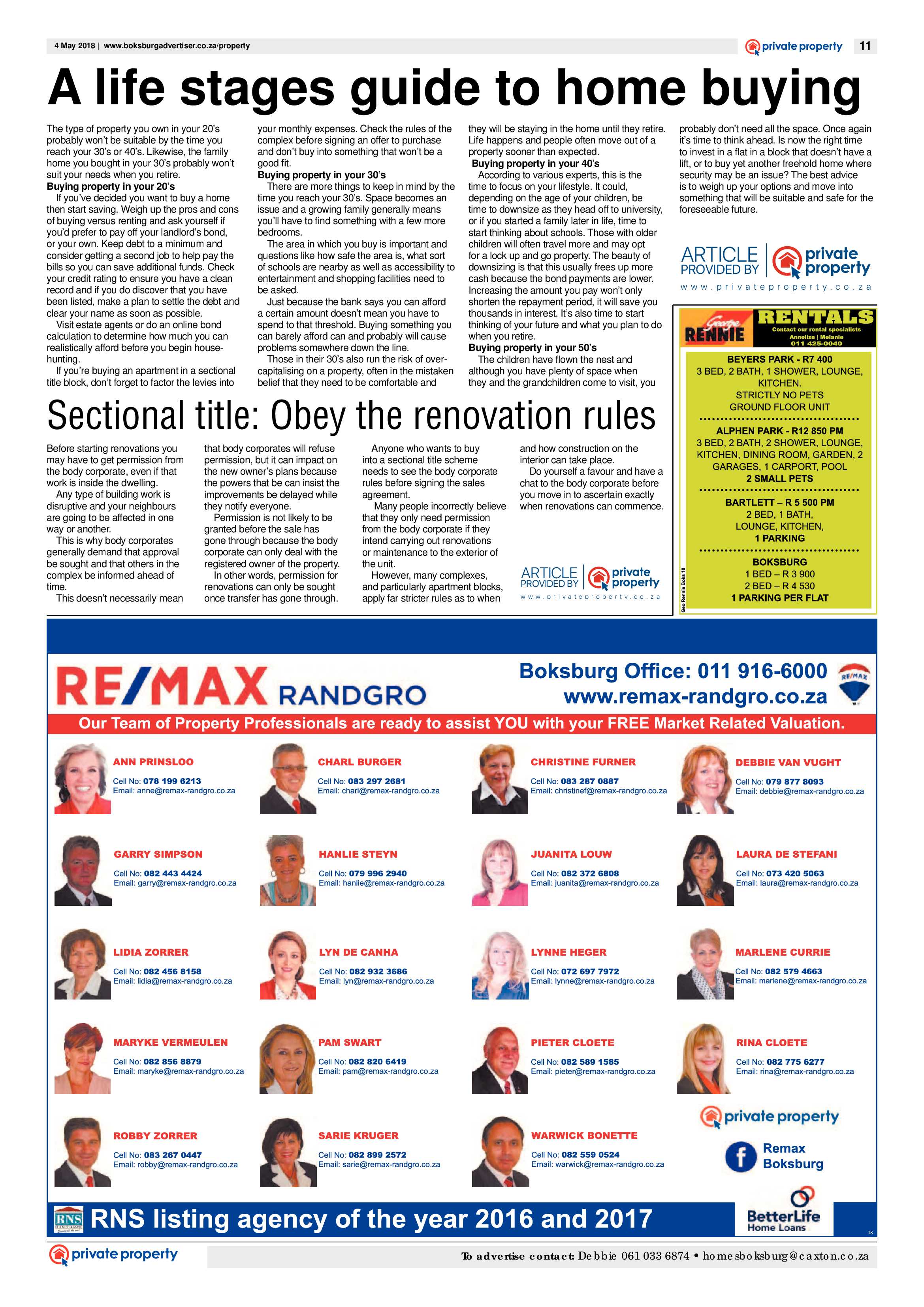 Boksburg Advertiser 01 May 2018 page 11