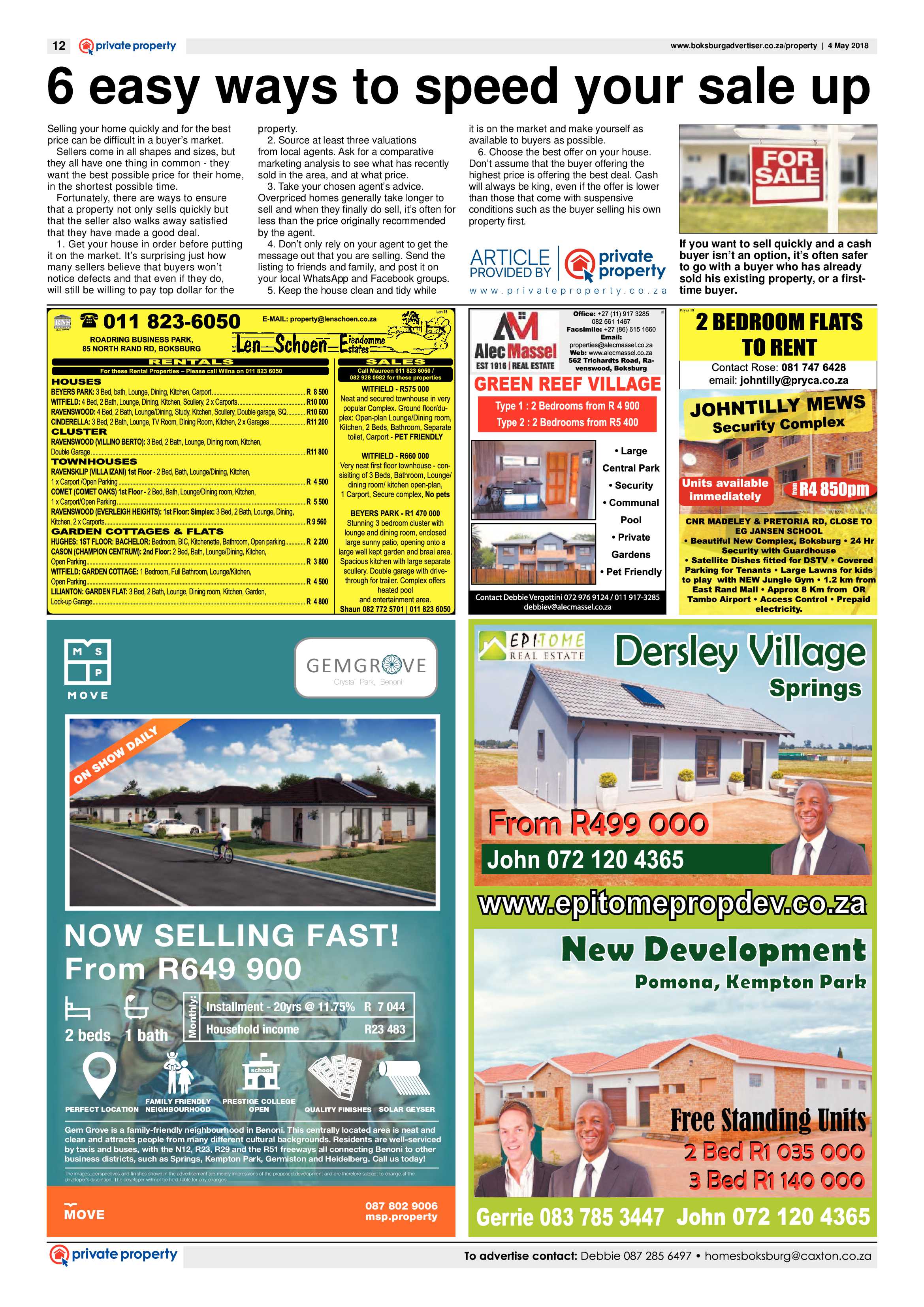 Boksburg Advertiser 01 May 2018 page 12