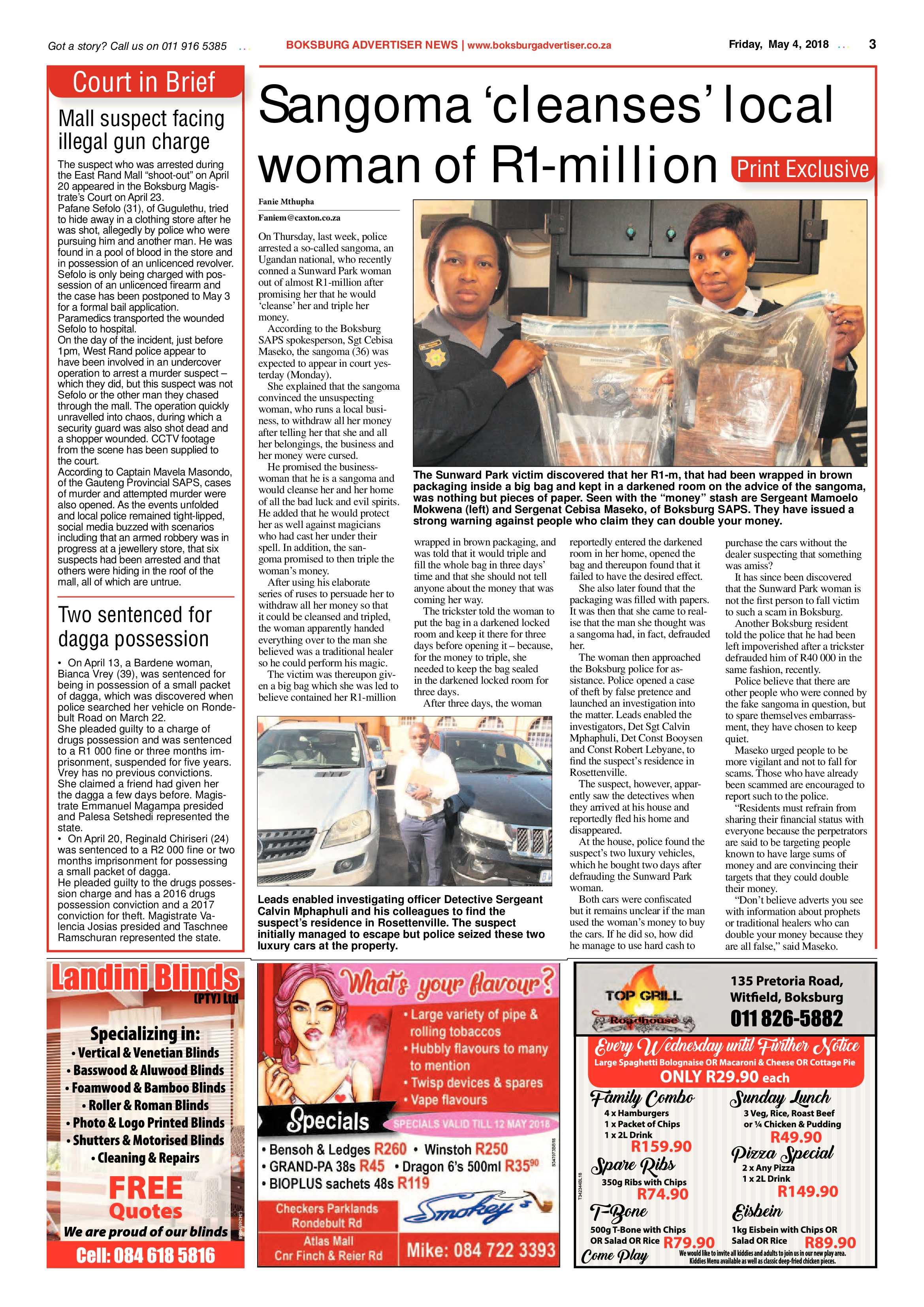 Boksburg Advertiser 01 May 2018 page 3