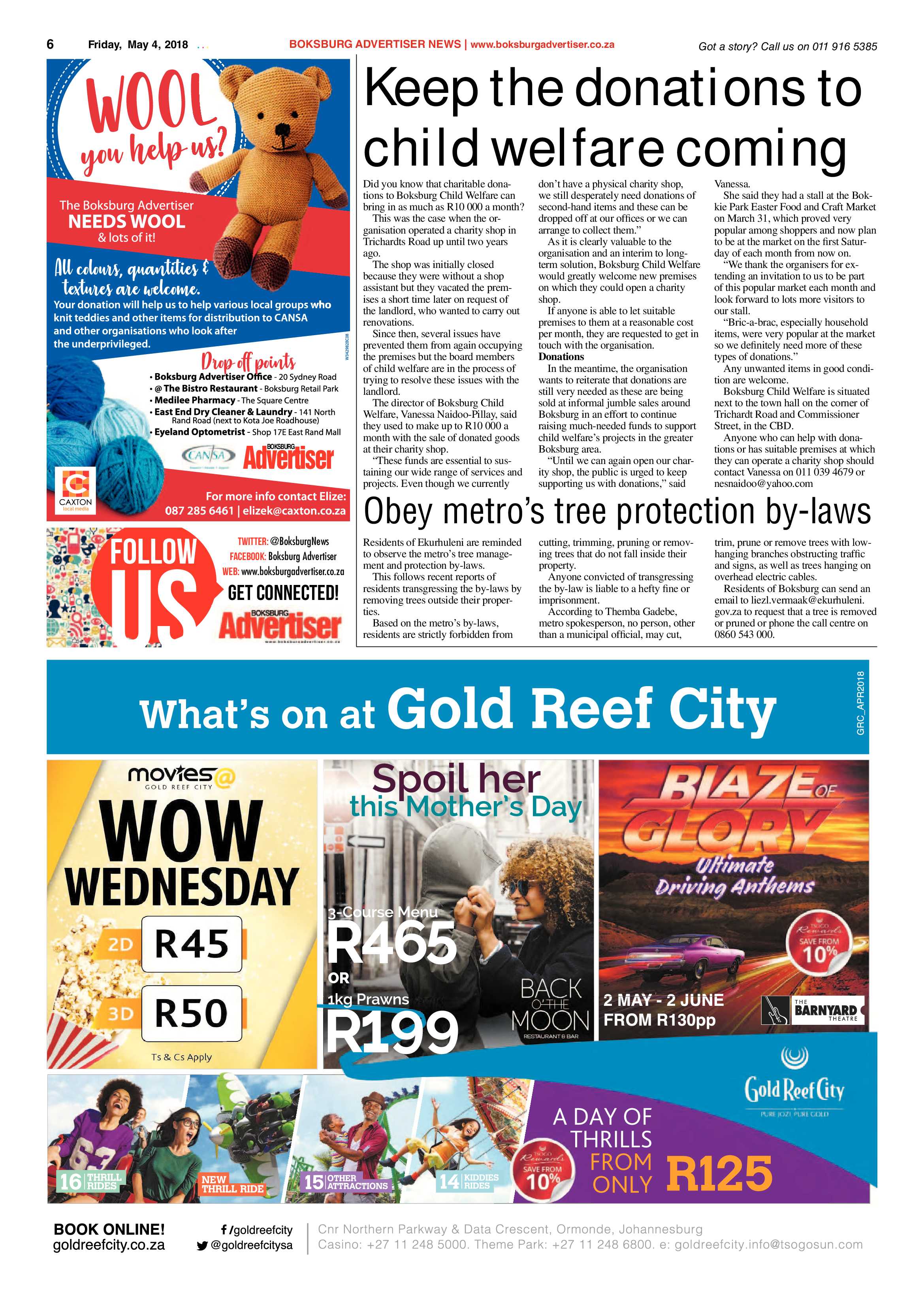 Boksburg Advertiser 01 May 2018 page 6
