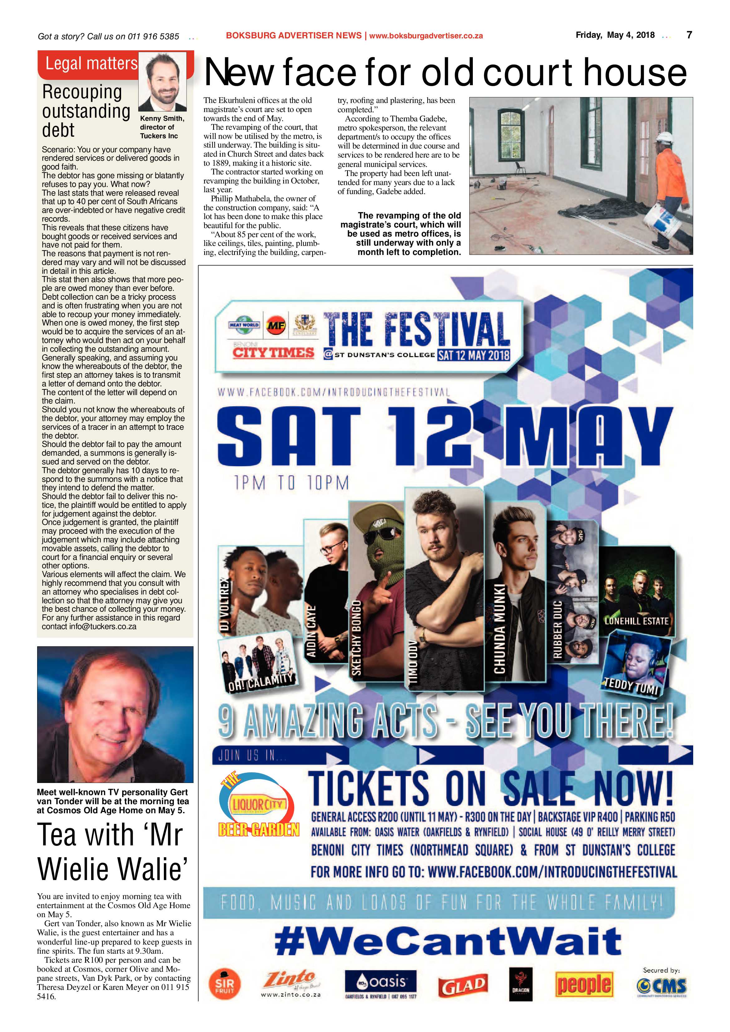 Boksburg Advertiser 01 May 2018 page 7