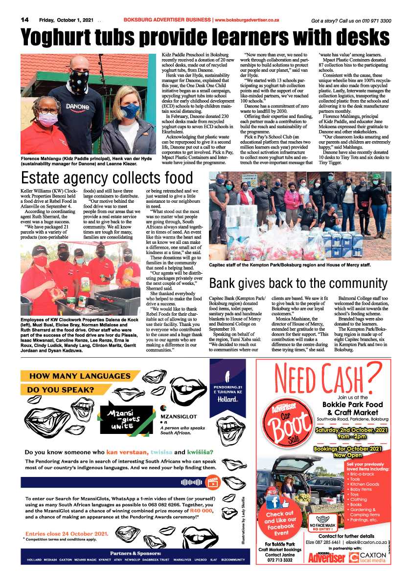 Boksburg Advertiser 01 October 2021 page 16