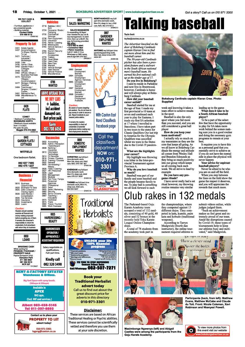 Boksburg Advertiser 01 October 2021 page 20