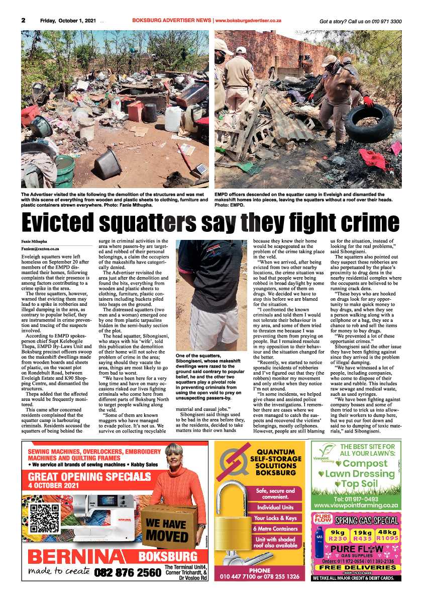 Boksburg Advertiser 01 October 2021 page 4