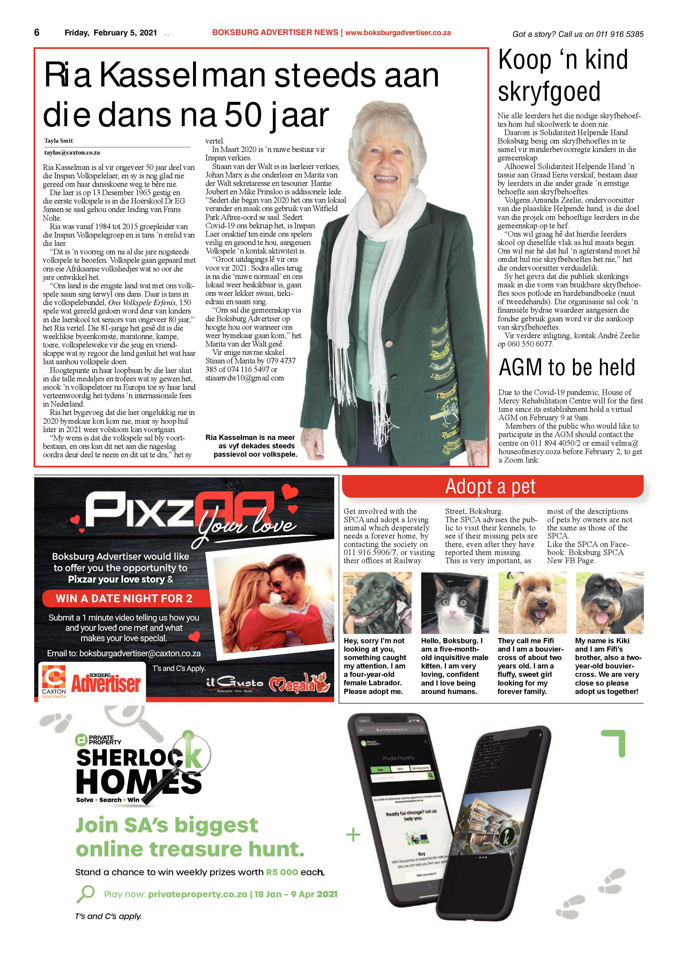 Boksburg Advertiser 02February 2021 page 6