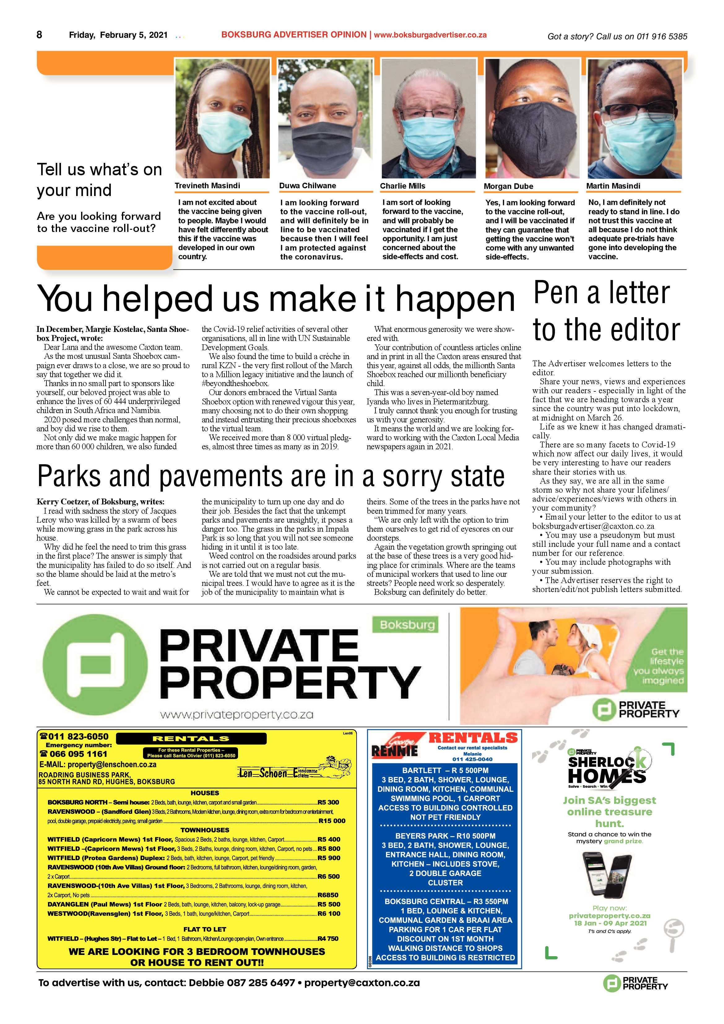Boksburg Advertiser 02February 2021 page 8