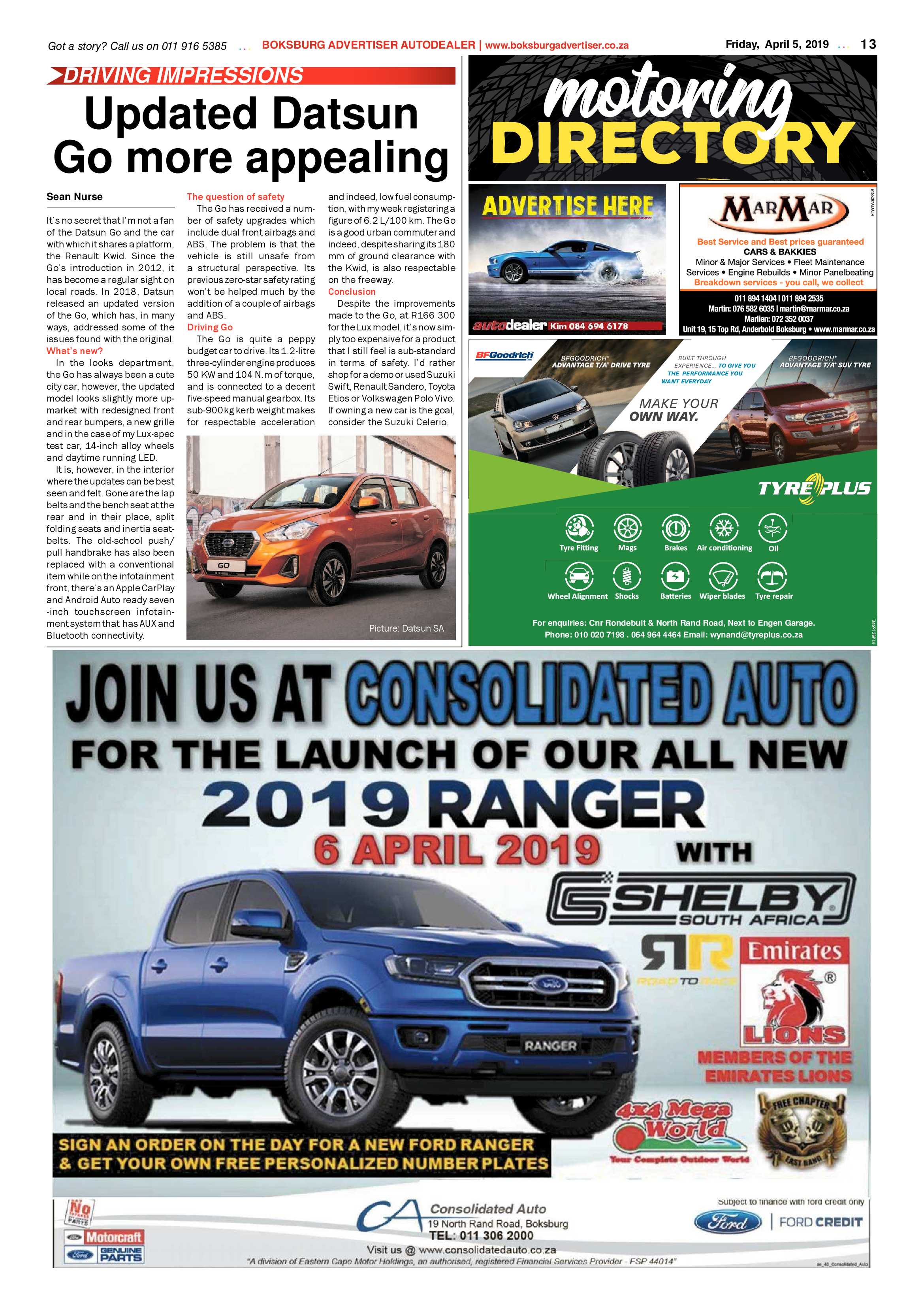 Boksburg Advertiser 02 April 2019 page 13