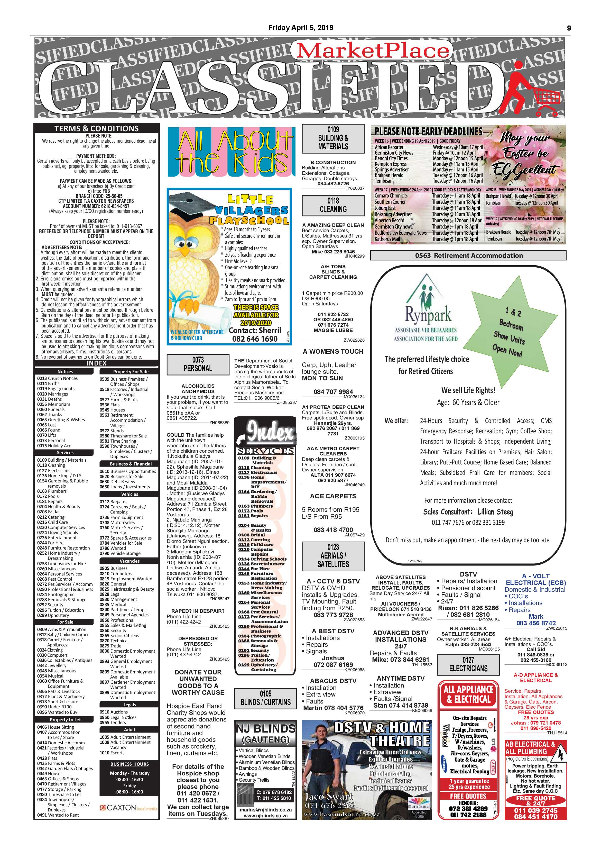 Boksburg Advertiser 02 April 2019 page 9