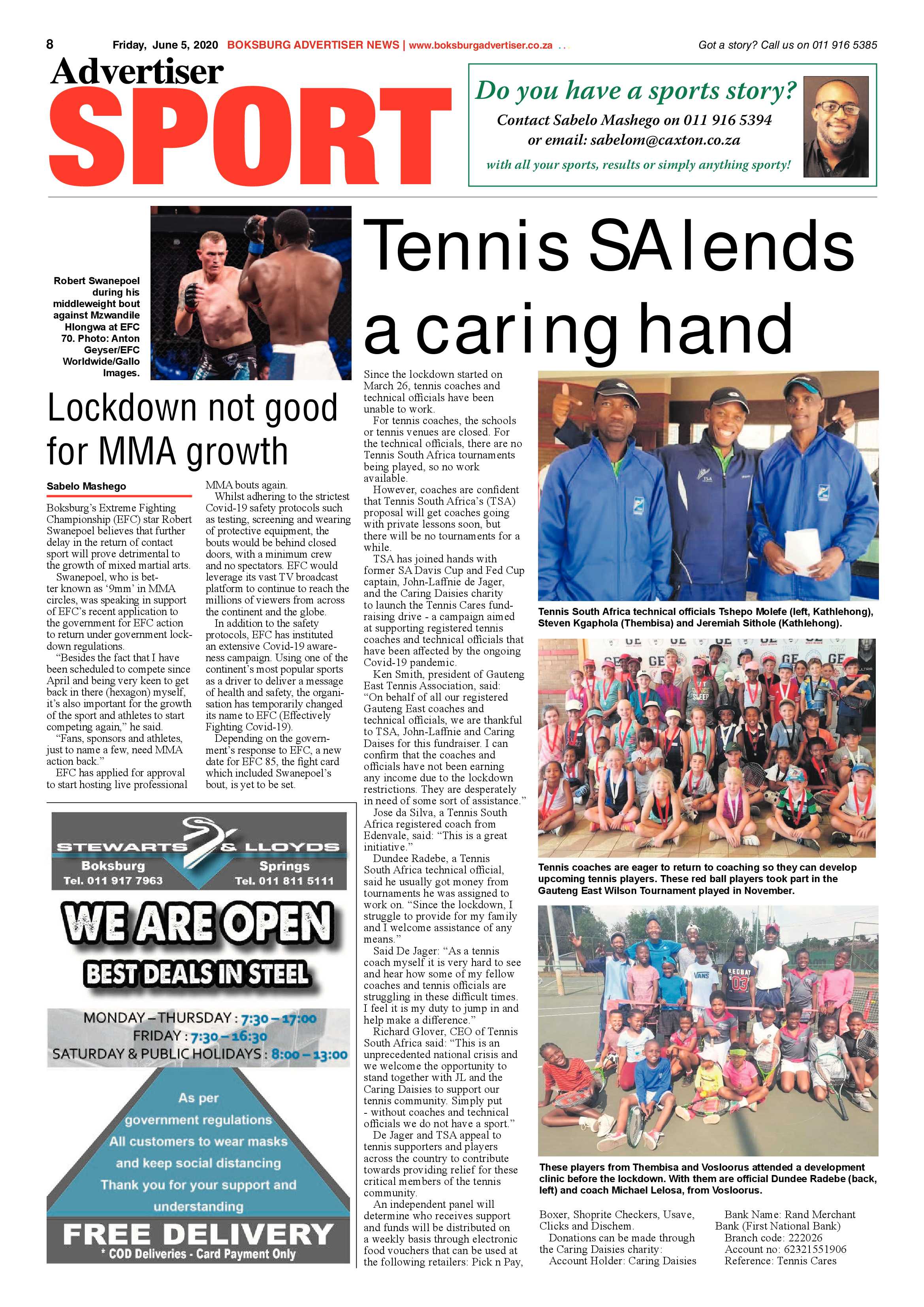 Boksburg Advertiser 02 June 2020 page 8
