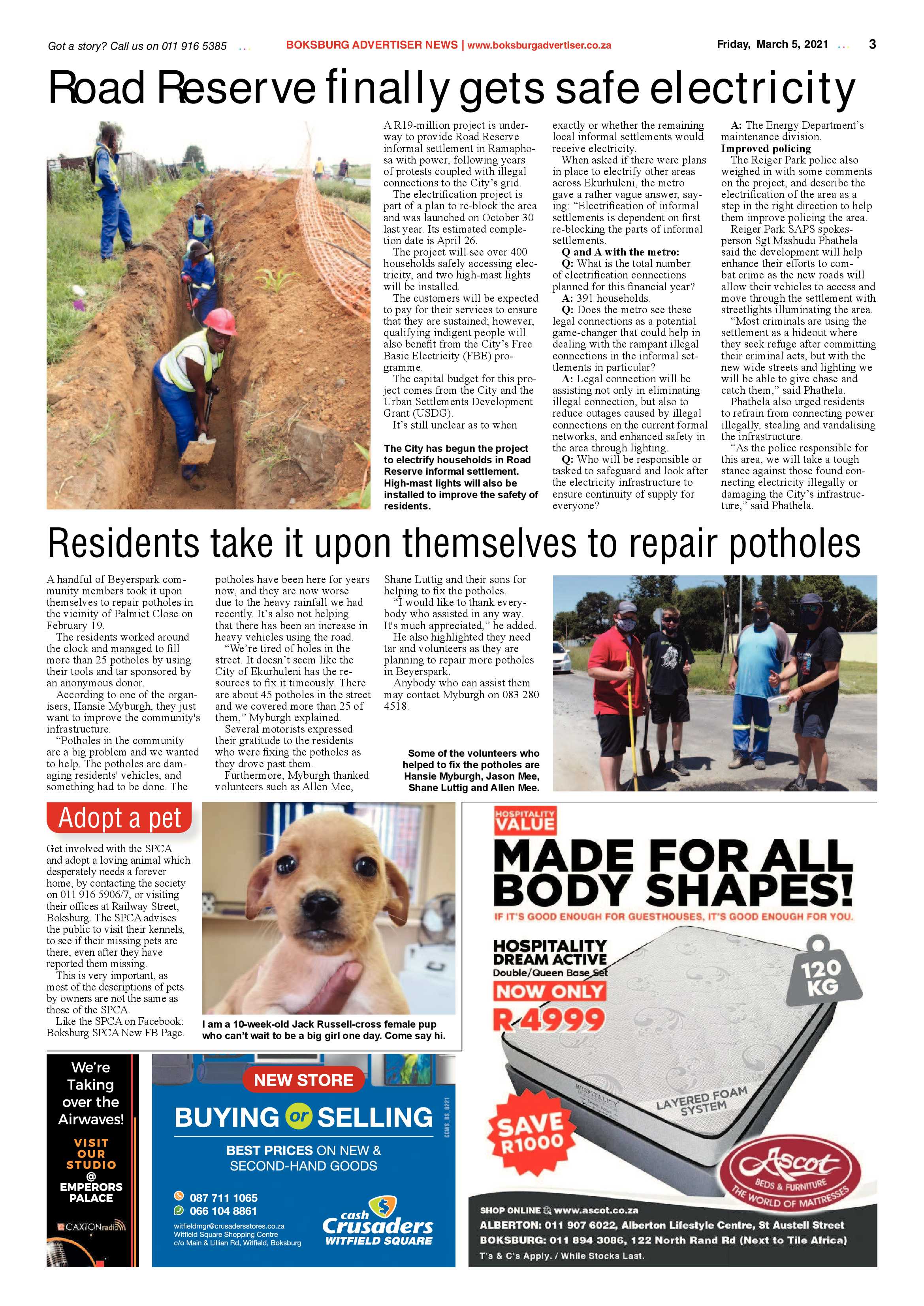 Boksburg Advertiser 02 March 2021 page 3