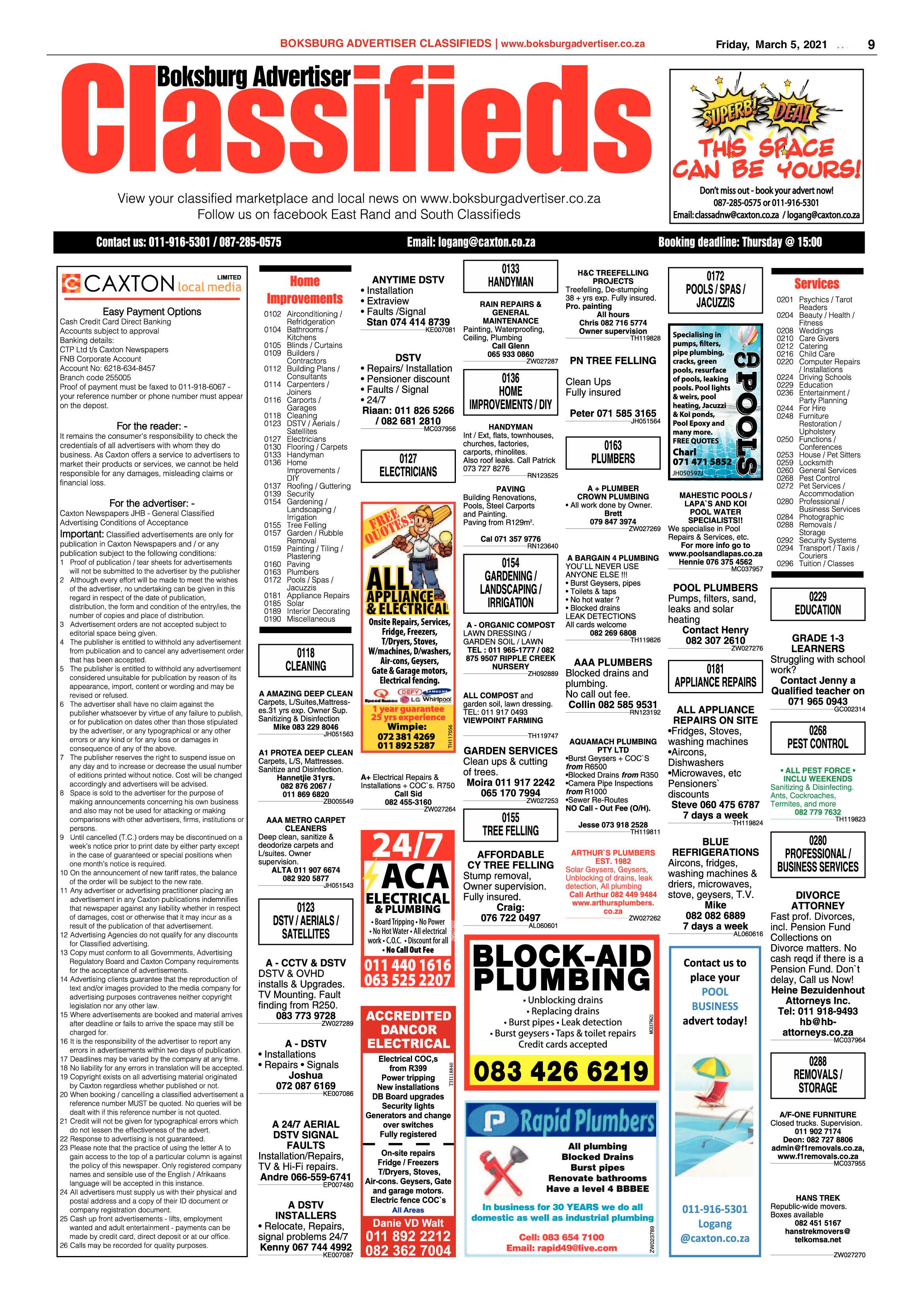 Boksburg Advertiser 02 March 2021 page 9