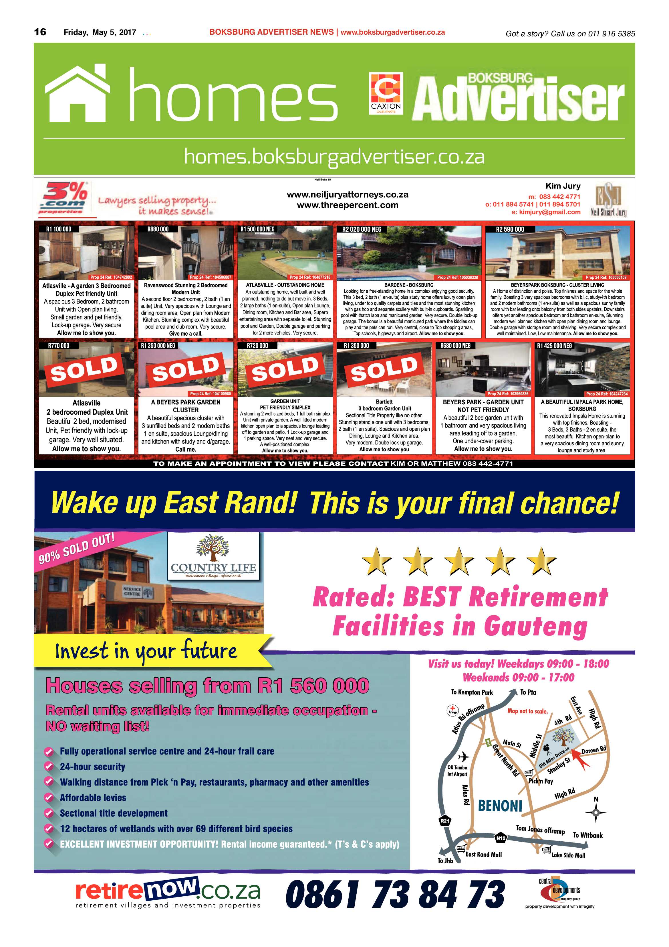Boksburg Advertiser 02 May 2017 page 16