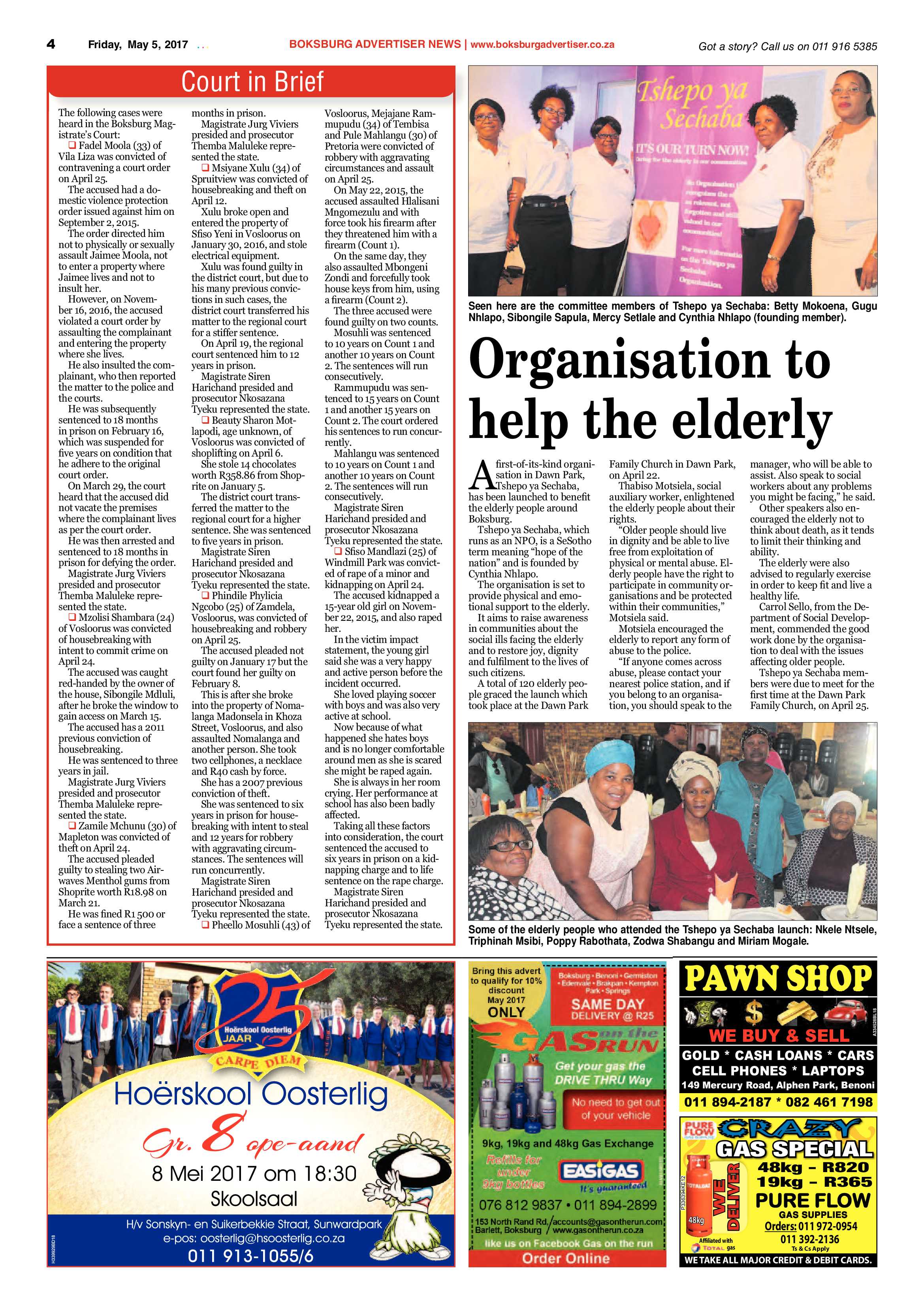Boksburg Advertiser 02 May 2017 page 4