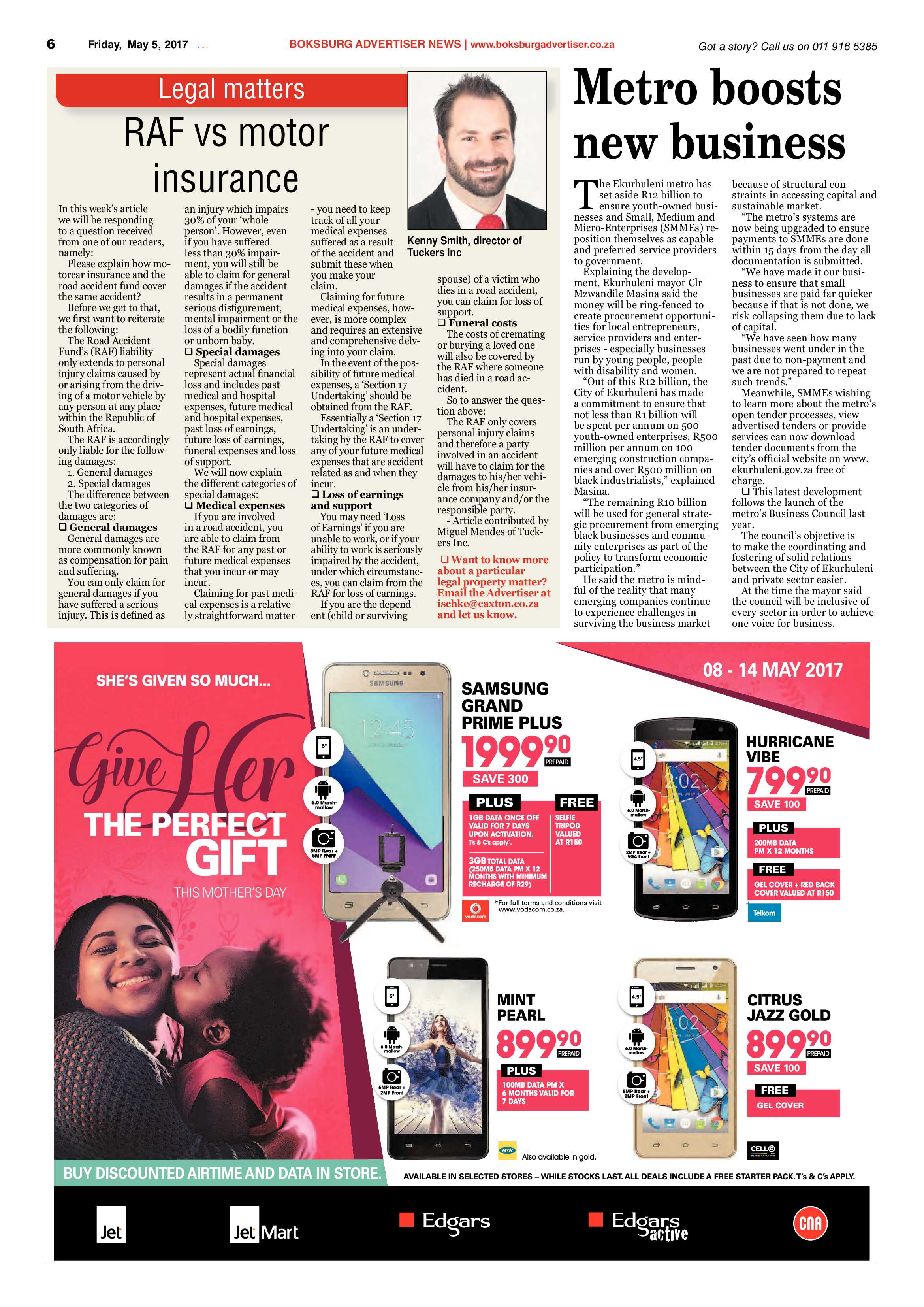 Boksburg Advertiser 02 May 2017 page 6
