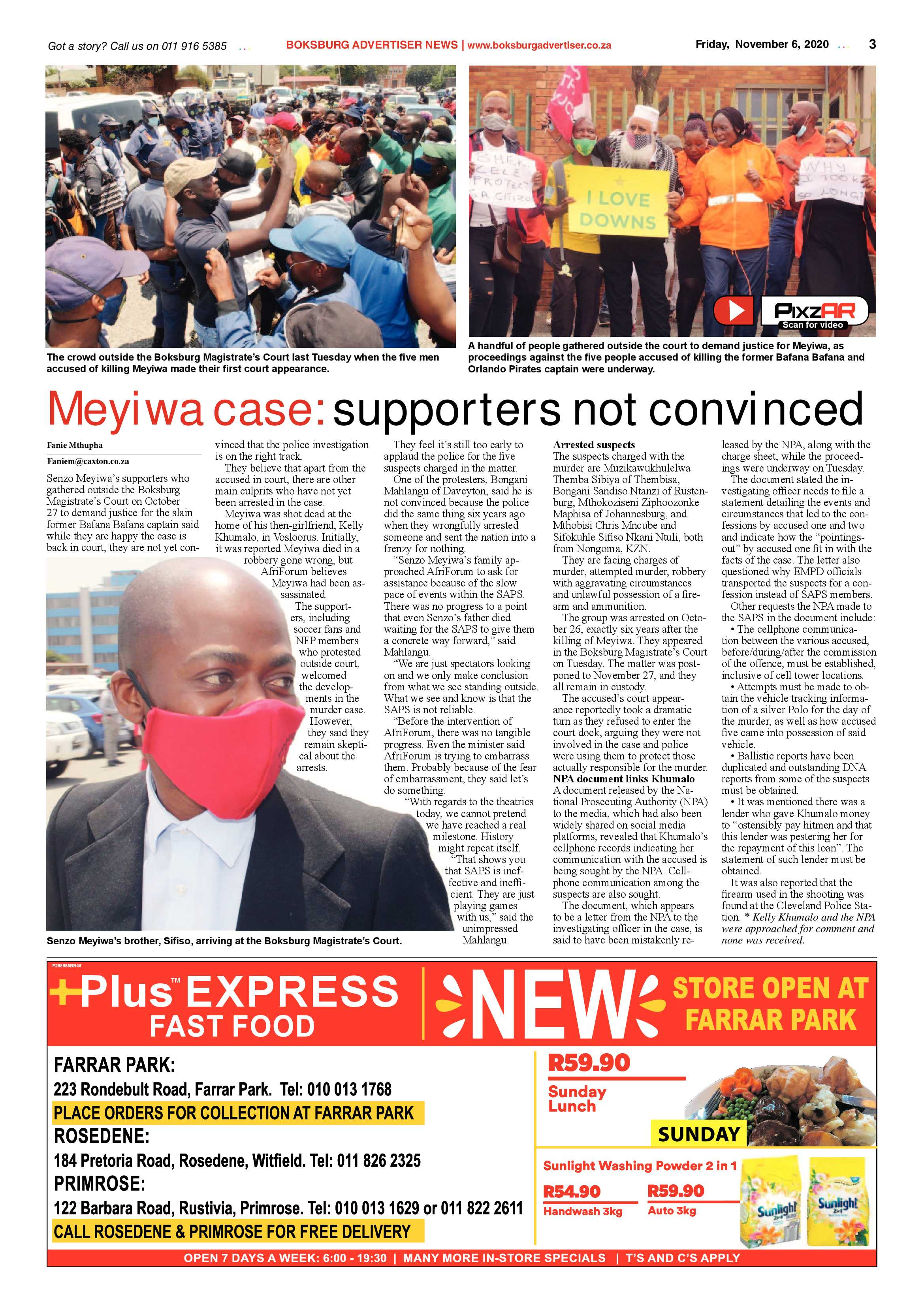 Boksburg Advertiser 02 November  2020 page 3