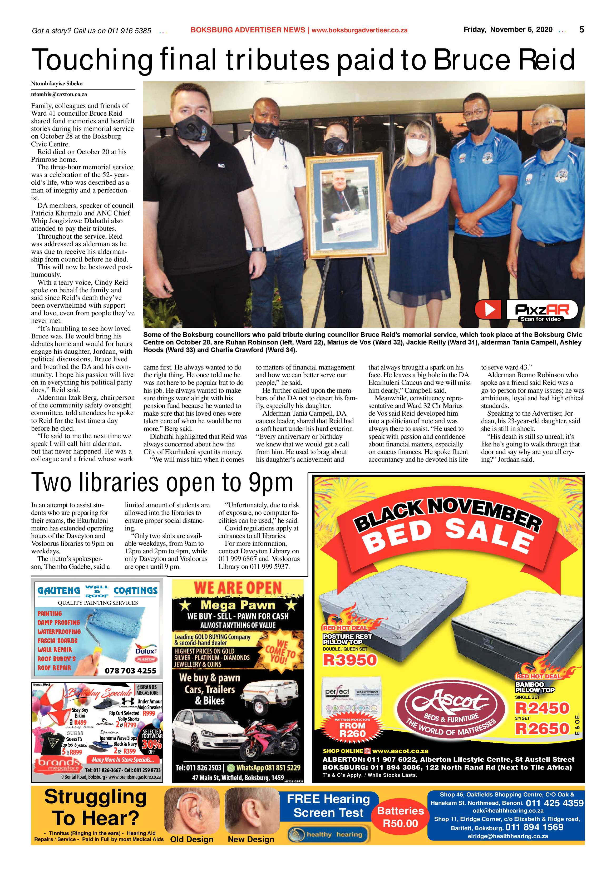 Boksburg Advertiser 02 November  2020 page 5