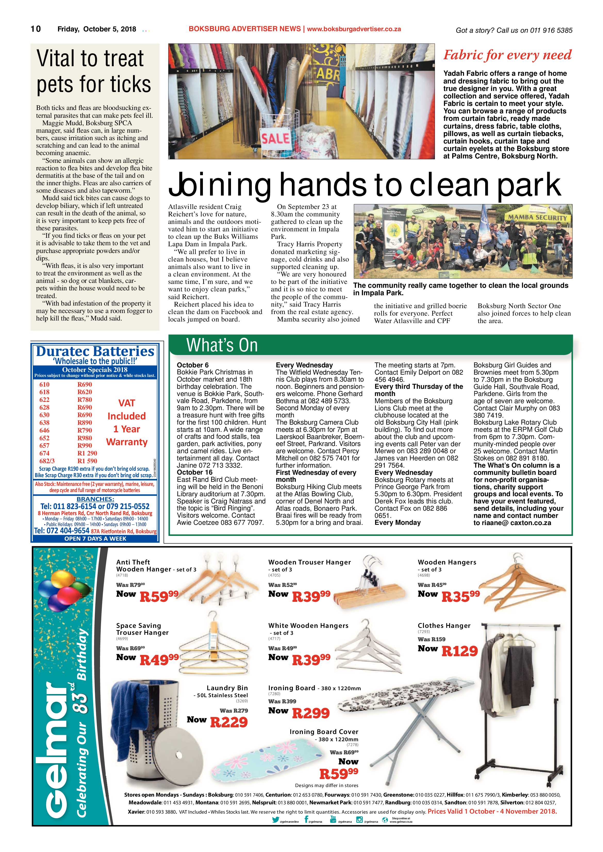 Boksburg Advertiser 02 October 2018 page 10